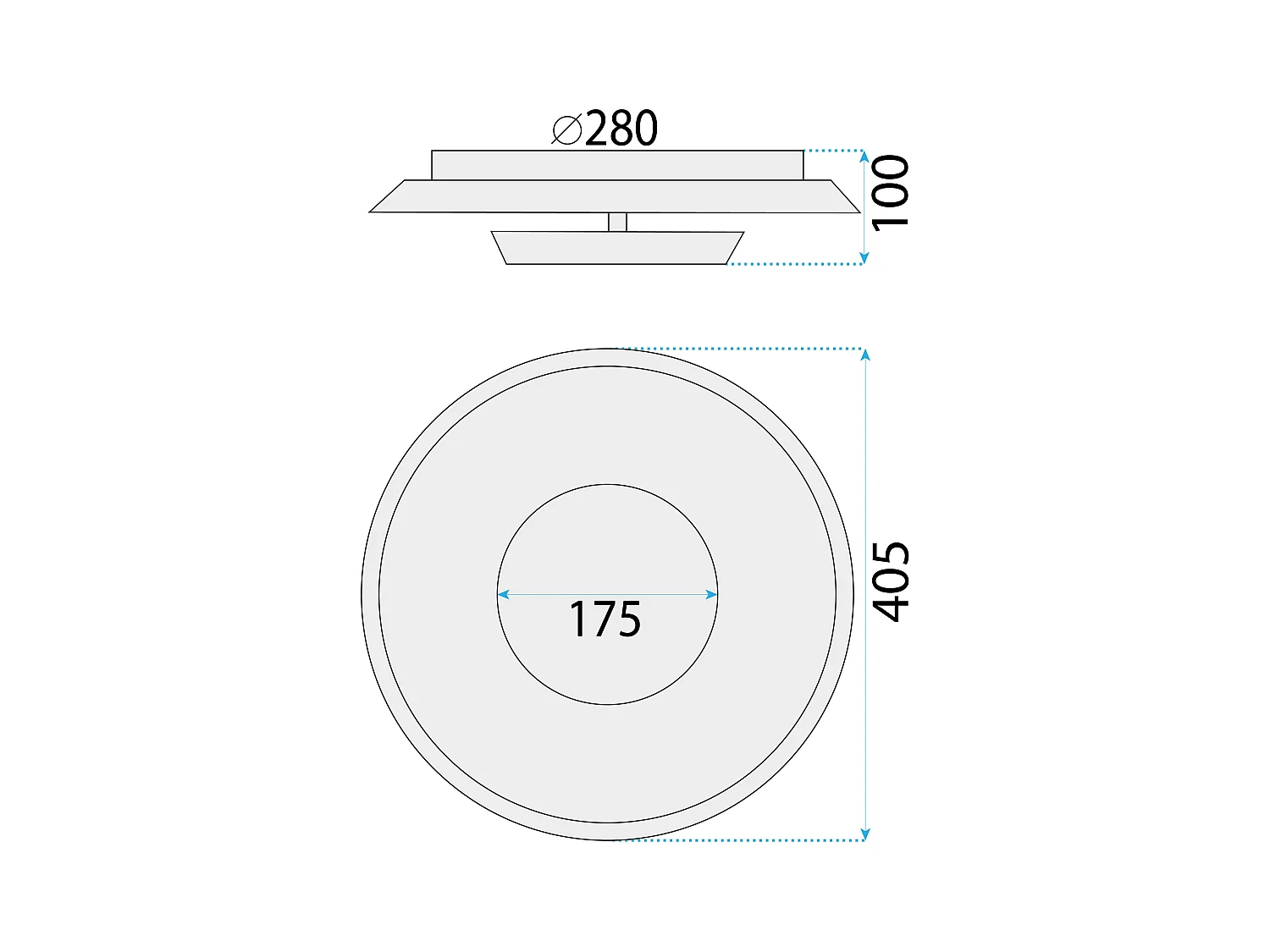 Lampe Toolight Led App1460 40Cm Green