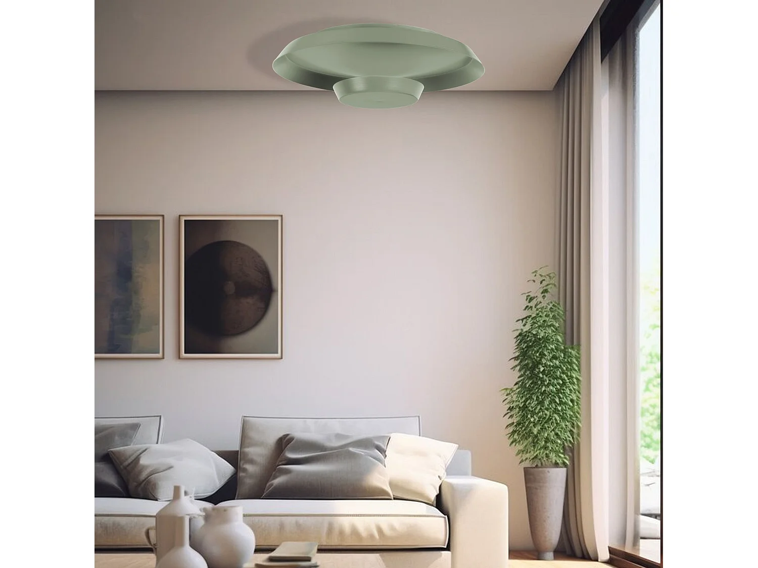 Toolight ceiling lamp LED APP1460 40CM Green