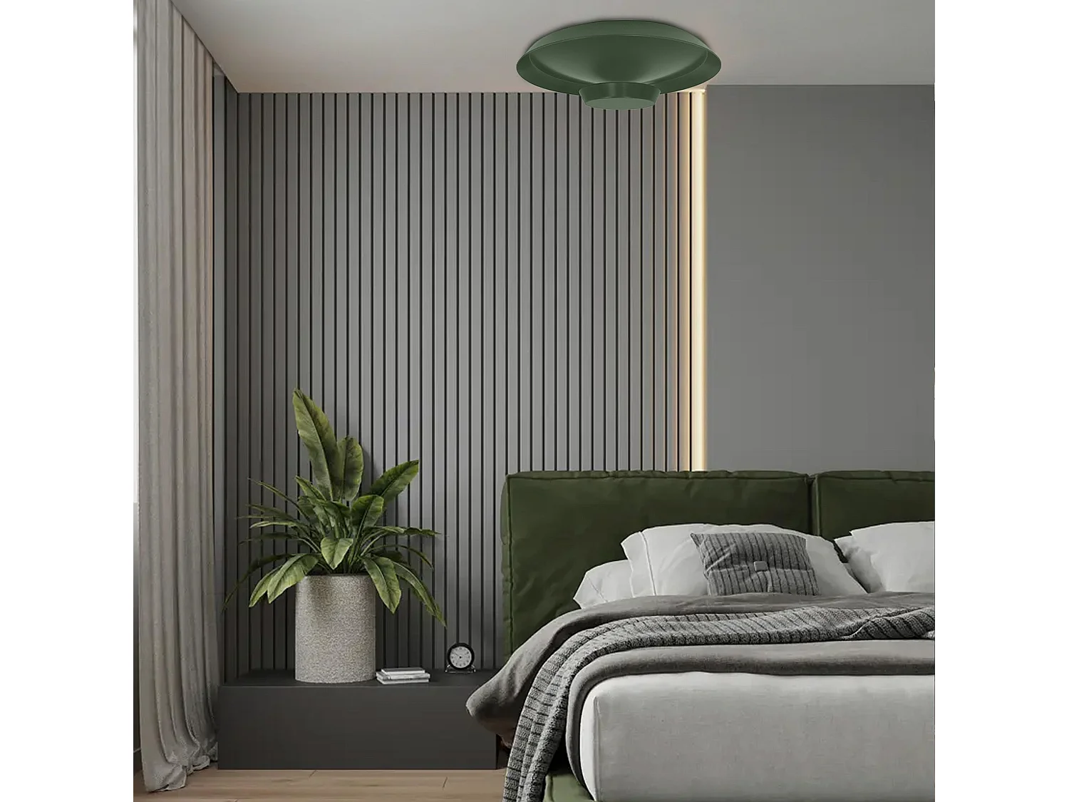 Toolight ceiling lamp LED APP1460 40CM Green