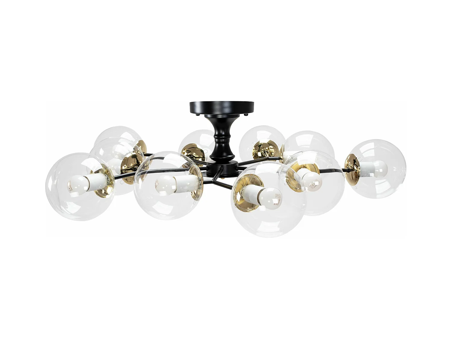 Lampe Toolight App1136-10C Black Gold