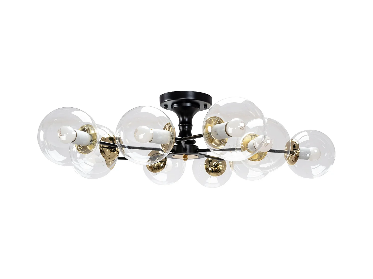 Lampe Toolight App1136-10C Black Gold