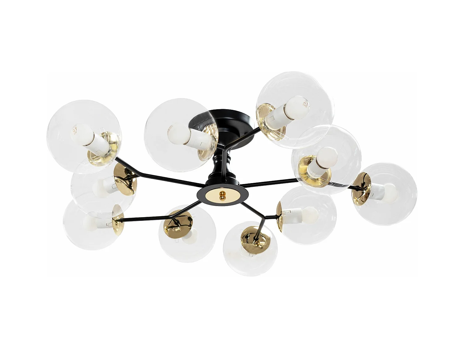 Lampe Toolight App1136-10C Black Gold