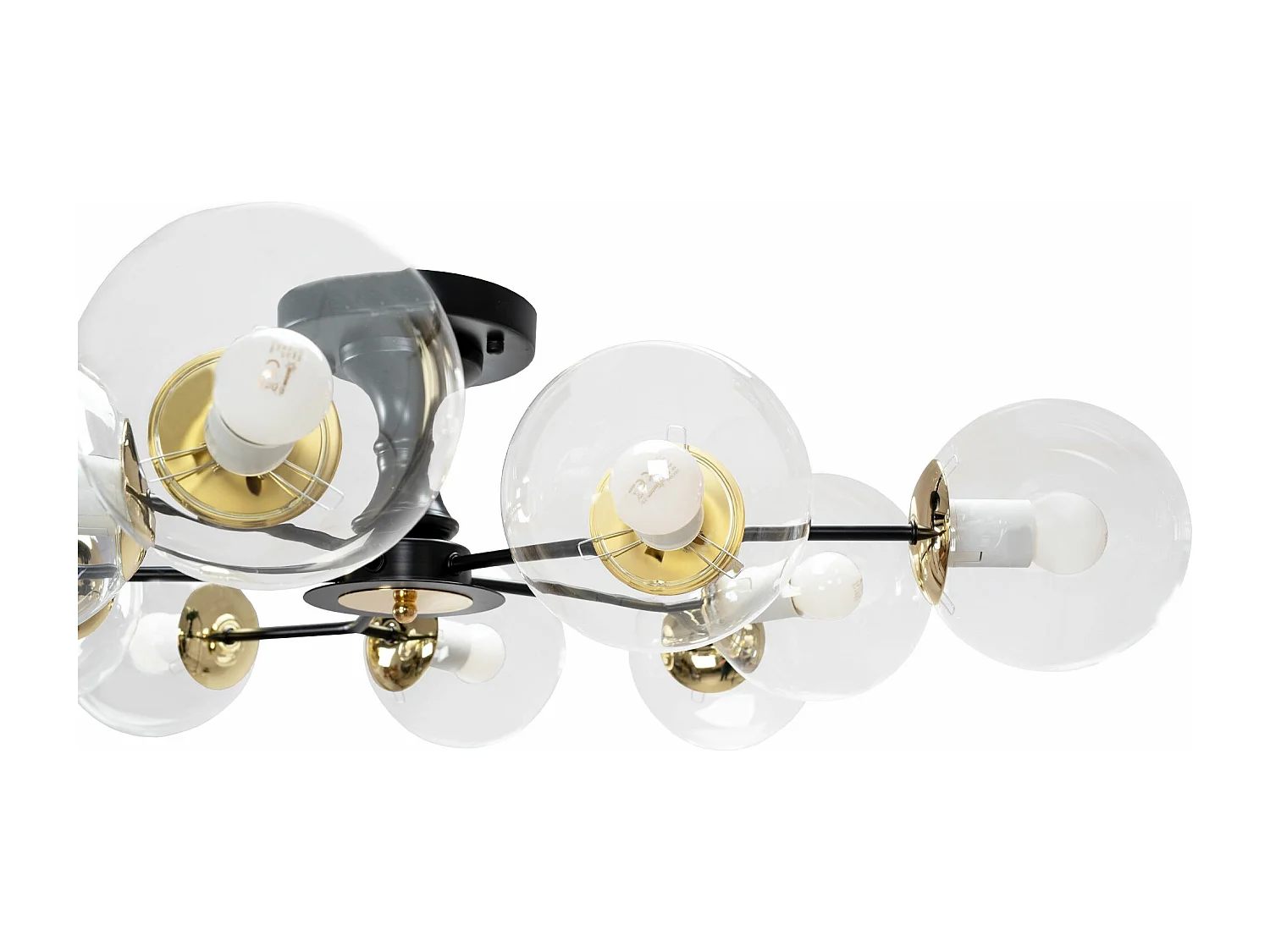 Lampe Toolight App1136-10C Black Gold