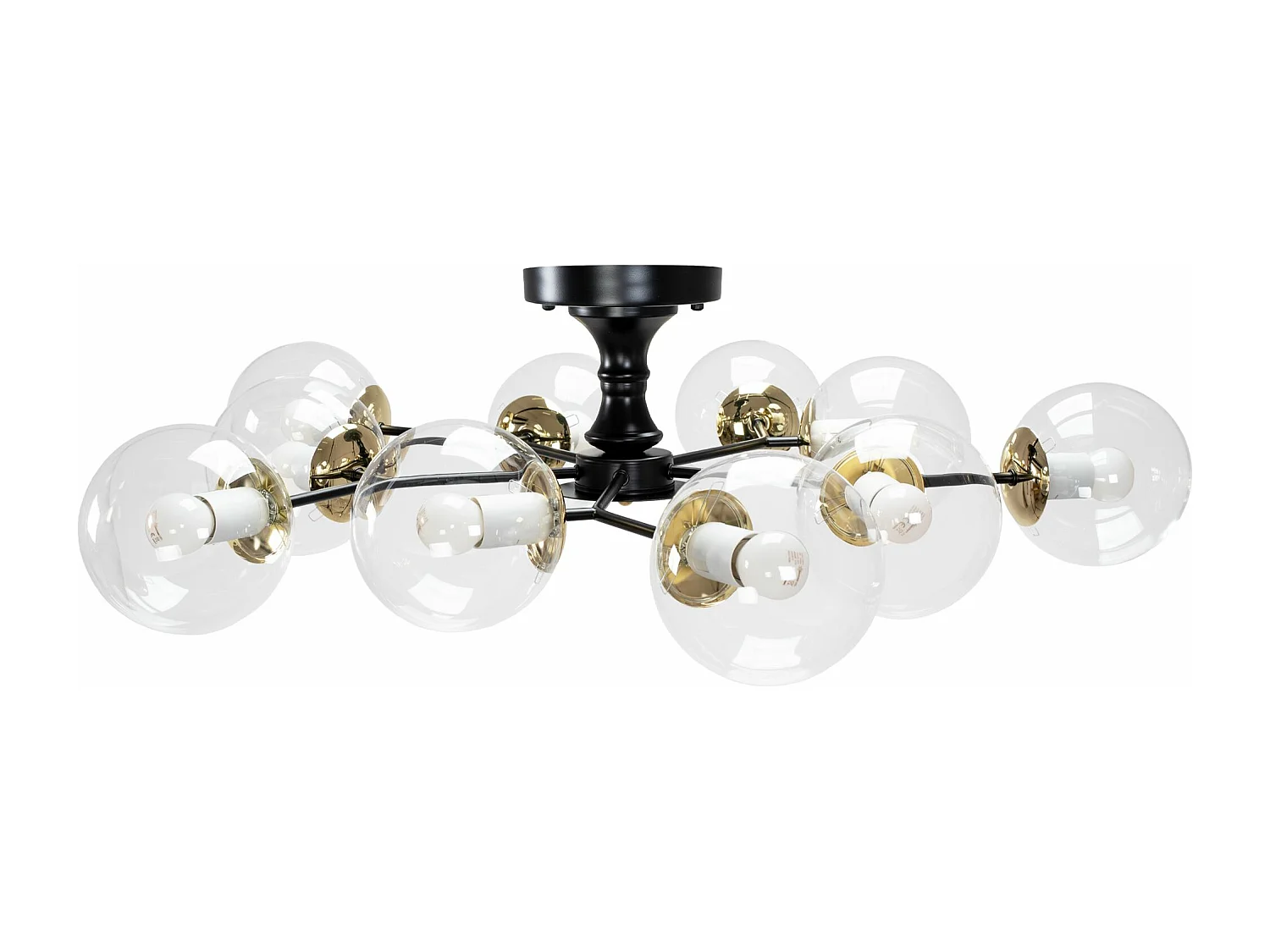 Lampe Toolight App1136-10C Black Gold