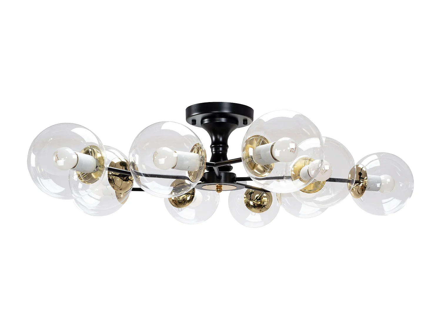 Lampe Toolight App1136-10C Black Gold