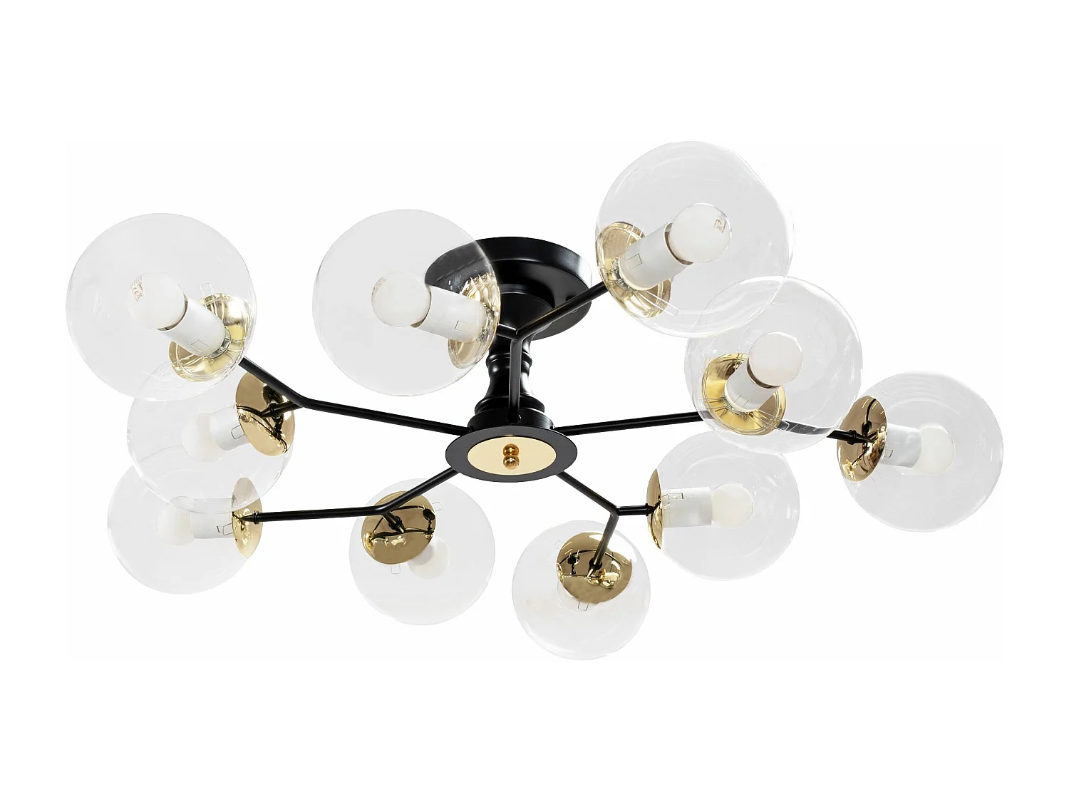 Lampe Toolight App1136-10C Black Gold