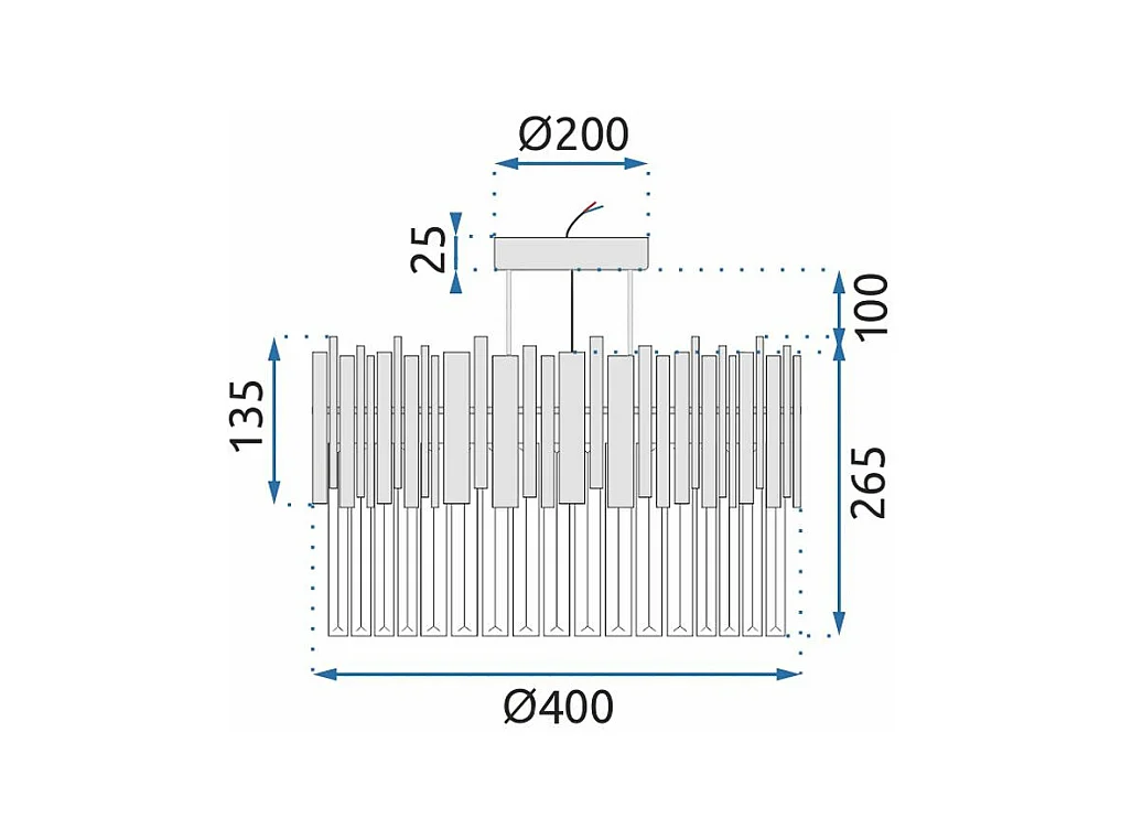 Plafonnière Toolight App1100 Gold