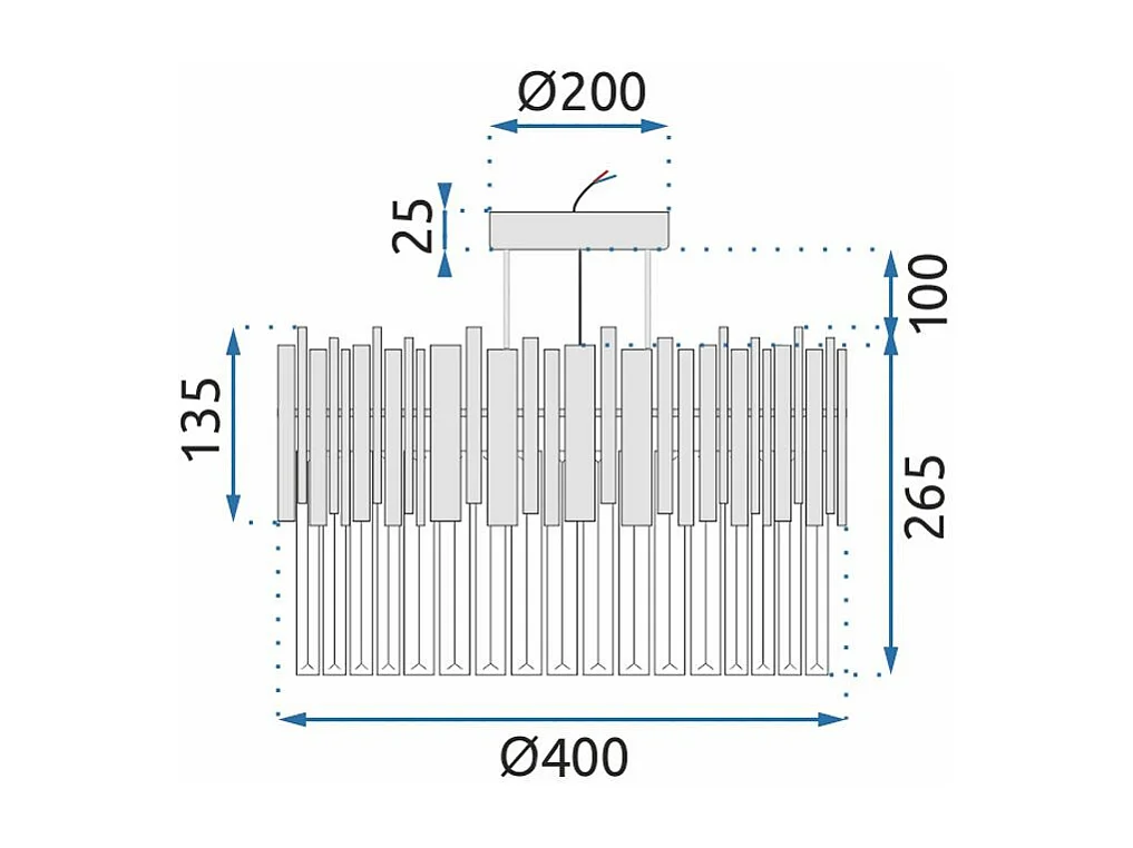 Lampe Toolight App1100 Gold