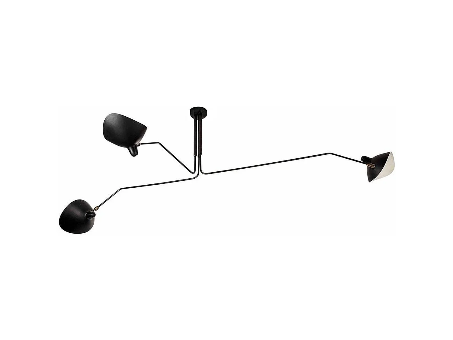 Lampada Da Soffitto Toolight App569-3C Black