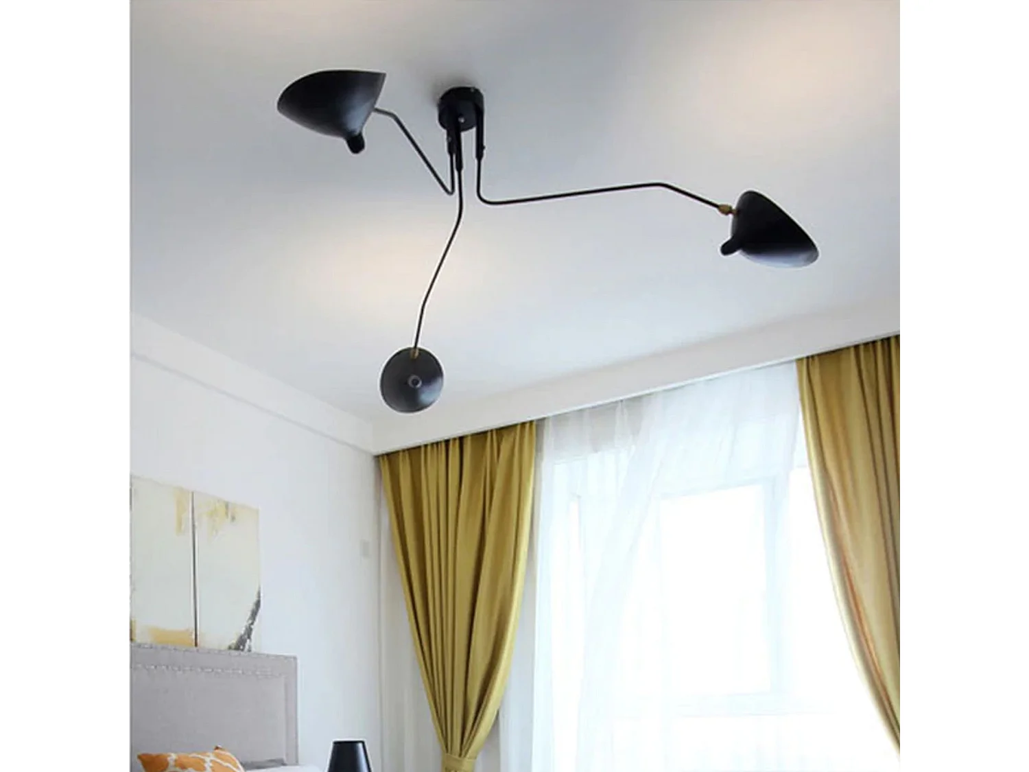 Lampada Da Soffitto Toolight App569-3C Black