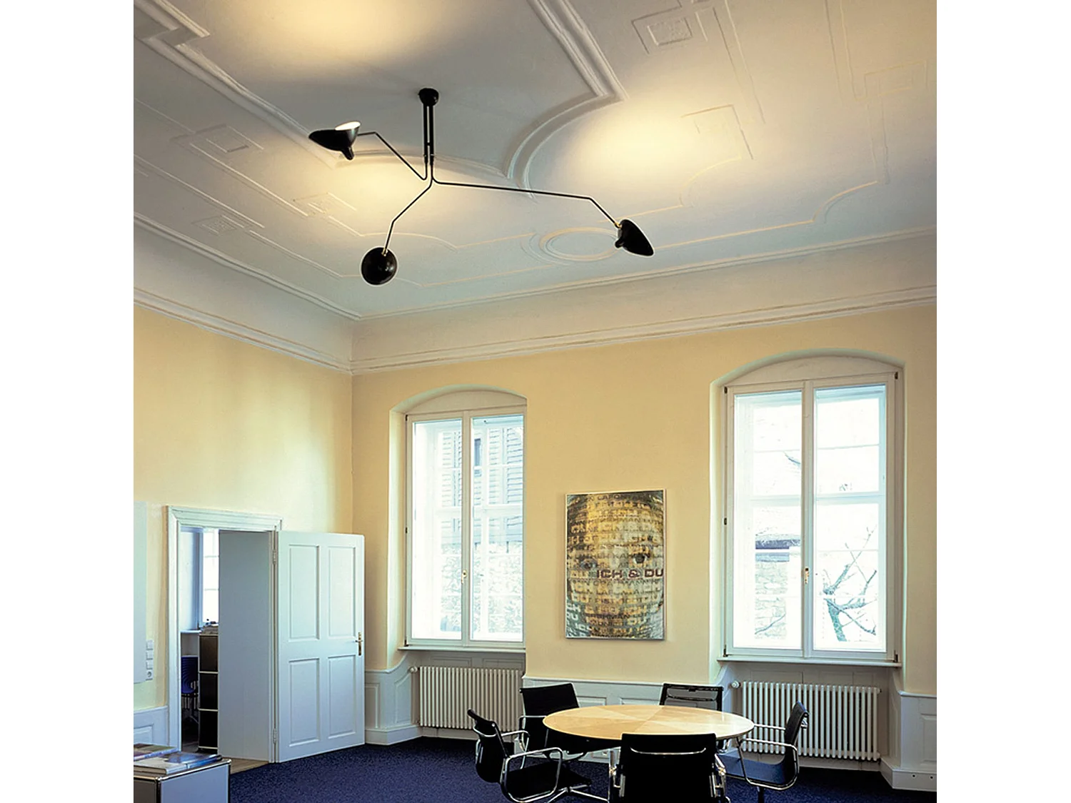Lampada Da Soffitto Toolight App569-3C Black