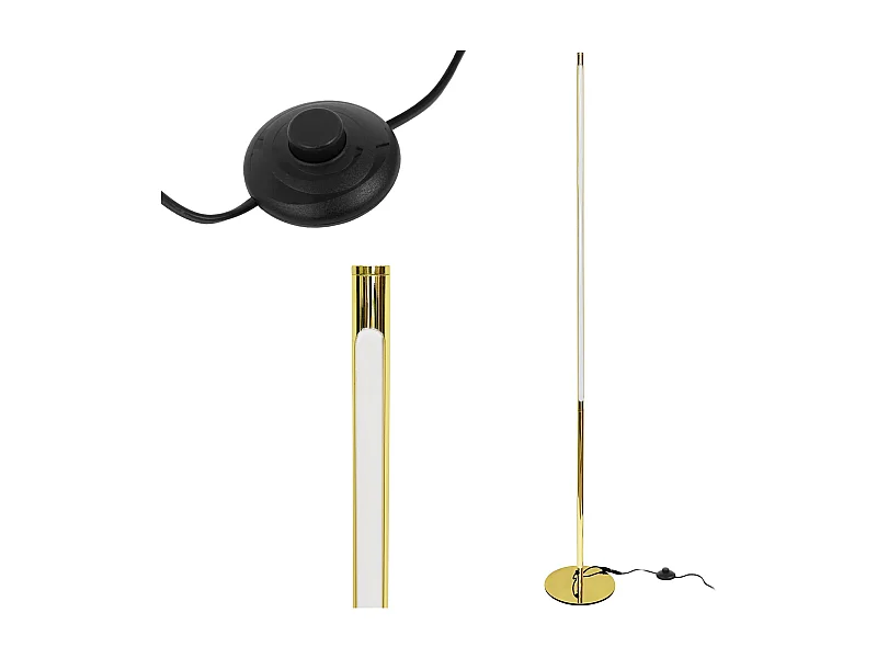 Lampada Da Terra Toolight Led App1416-F Gold