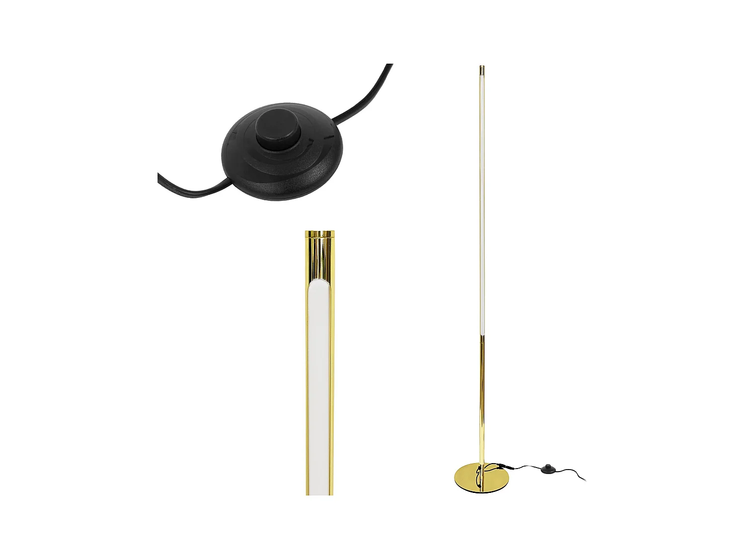 Lampada Da Terra Toolight Led App1416-F Gold
