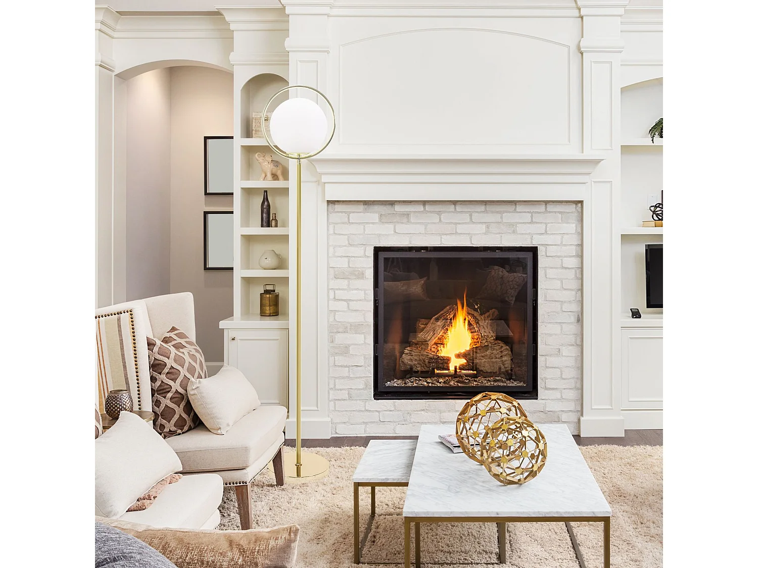 Lampe Autoportante Toolight App927-1F Gold