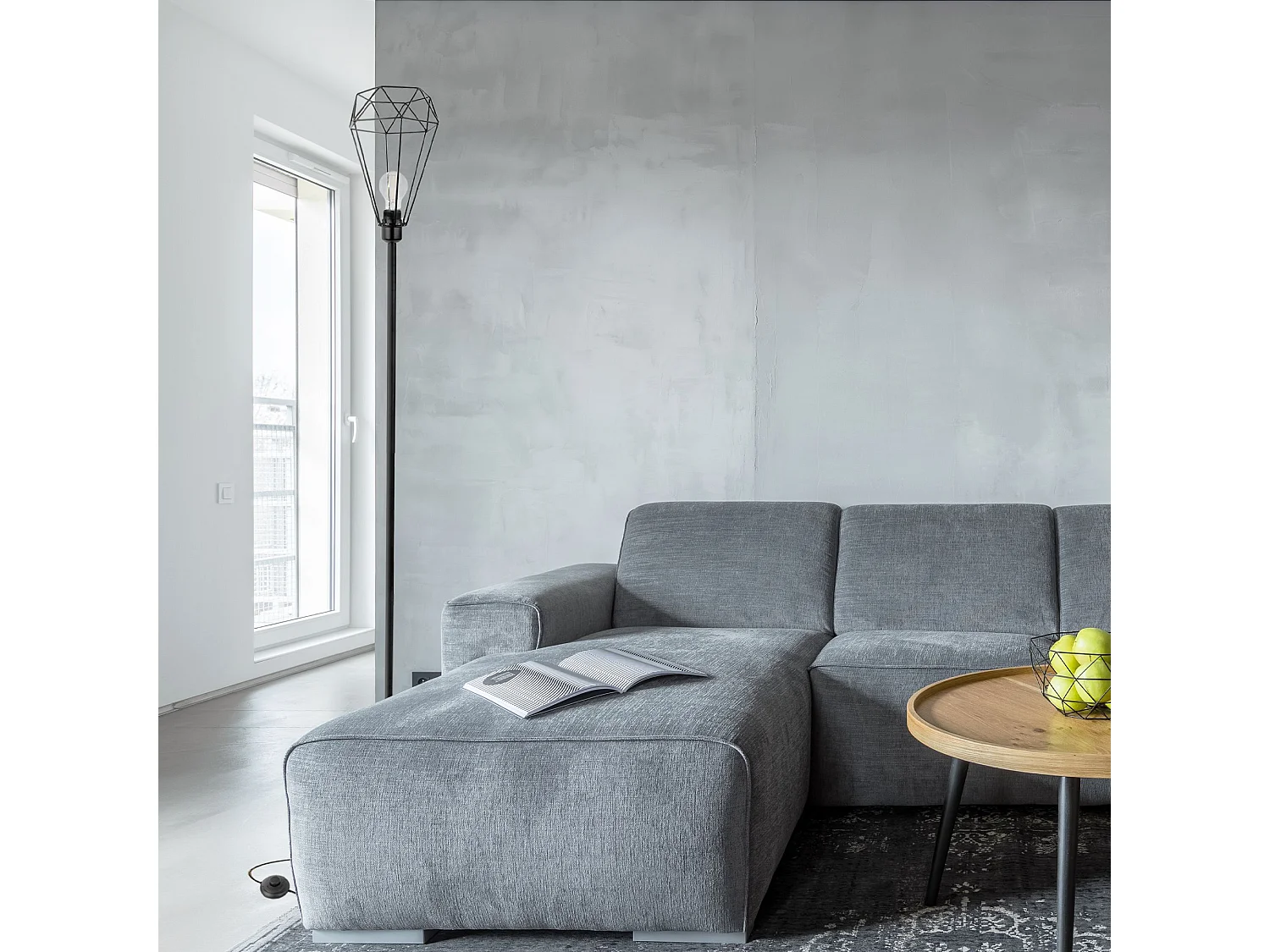 Lampe Autoportante Toolight App537-1F Reno Black