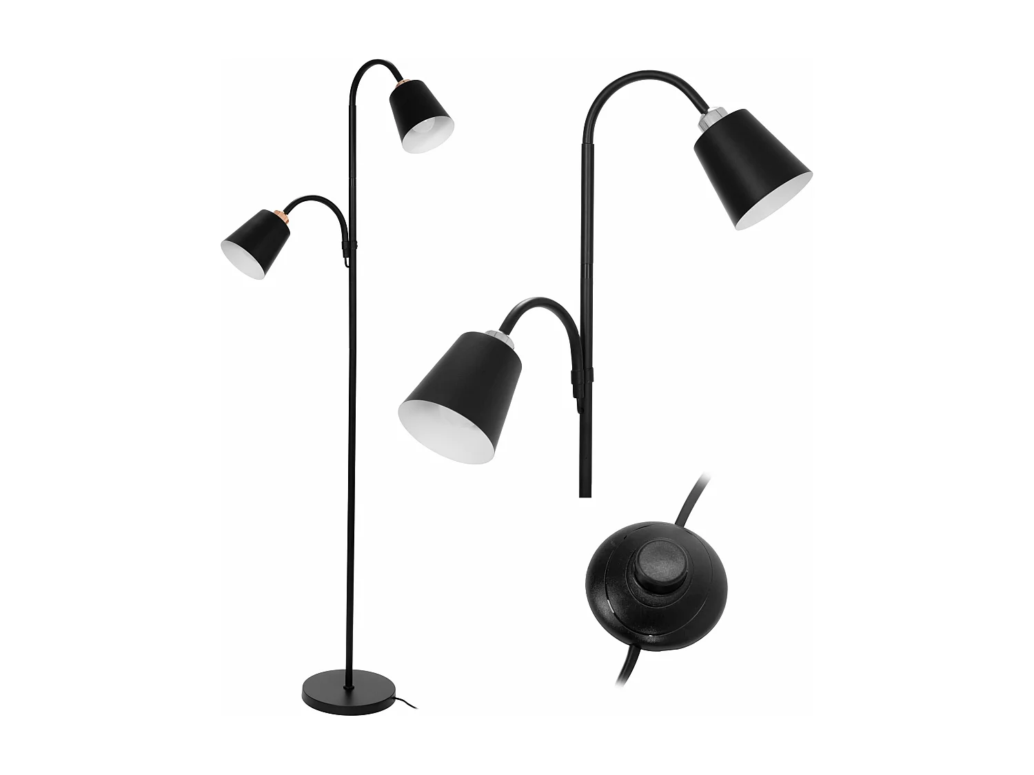 Lampe Autoportante Toolight App924-2F Black