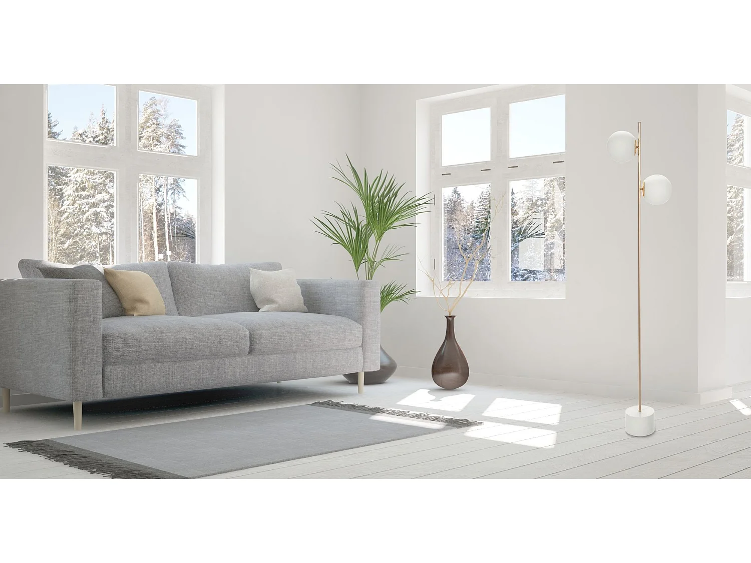 Staande Lamp Toolight App916-2F Gold