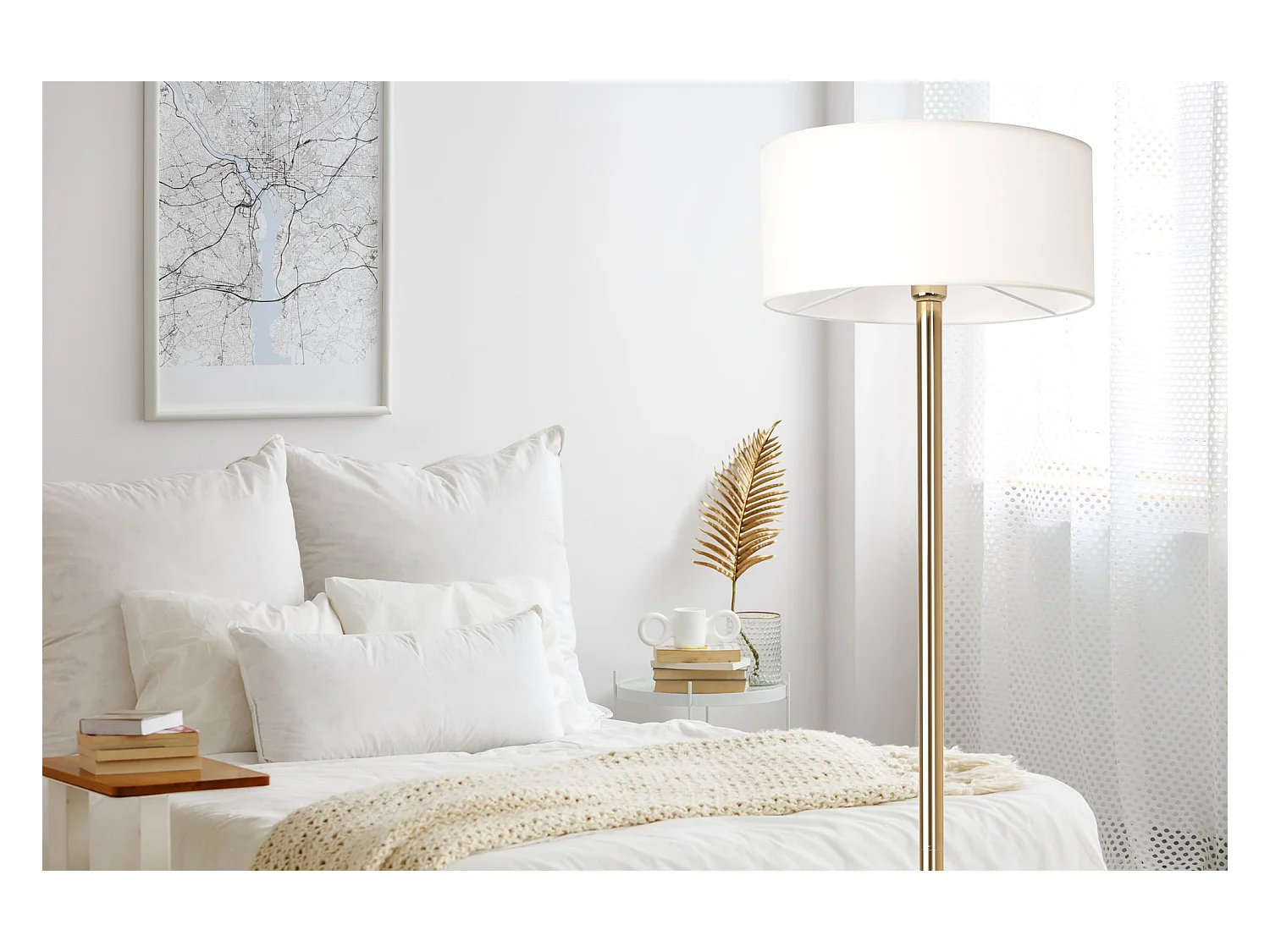 Lâmpada De Chão Toolight App966-3F Gold