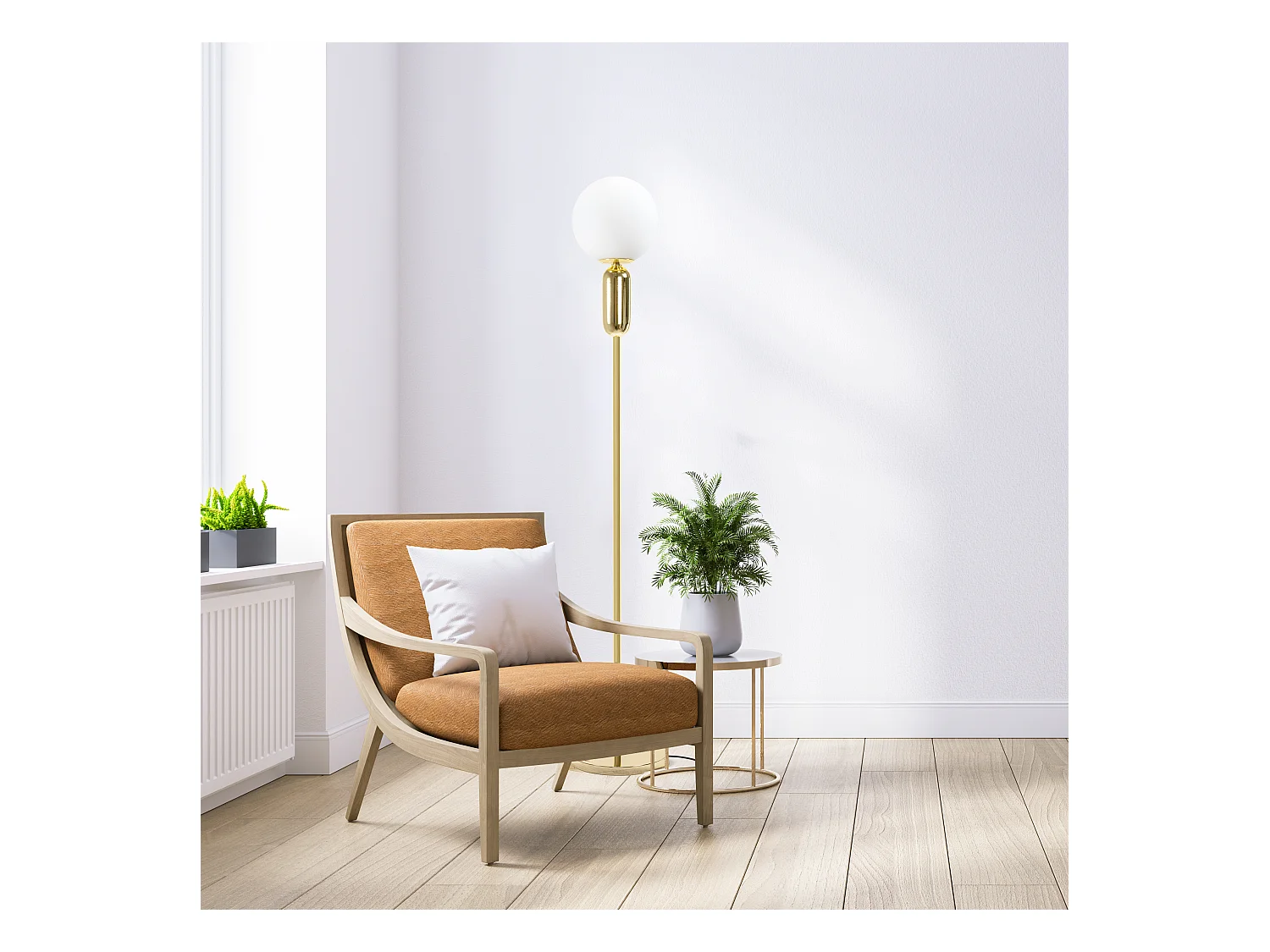 Lâmpada De Chão Toolight App928-1F Gold