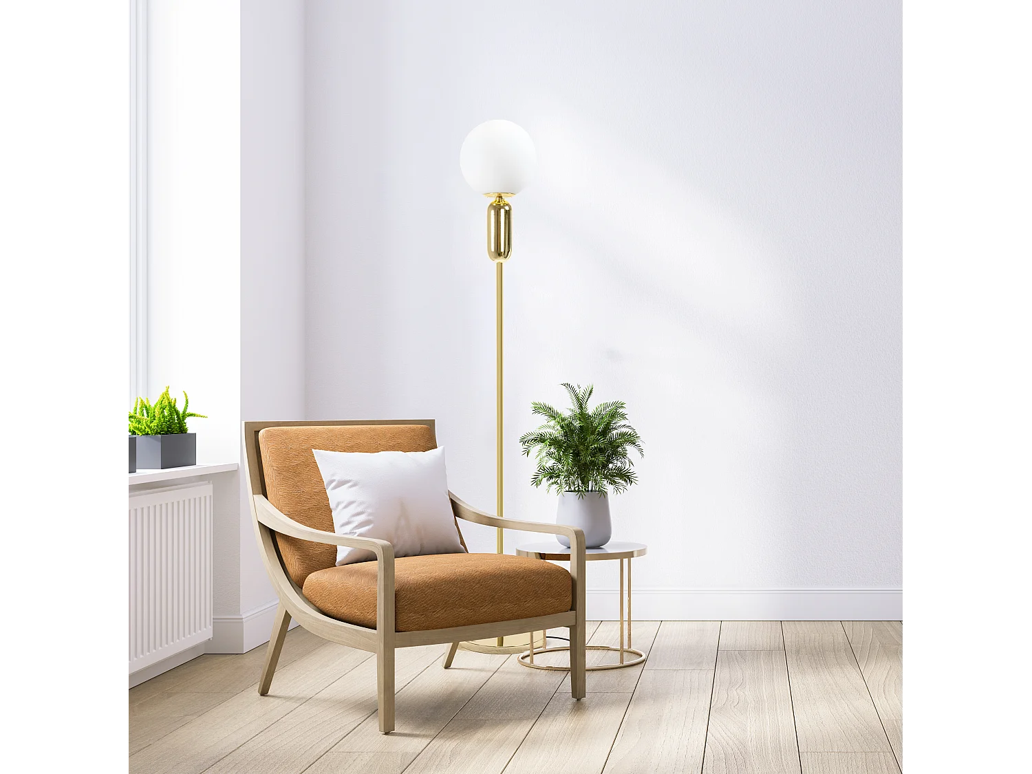 Staande Lamp Toolight App928-1F Gold
