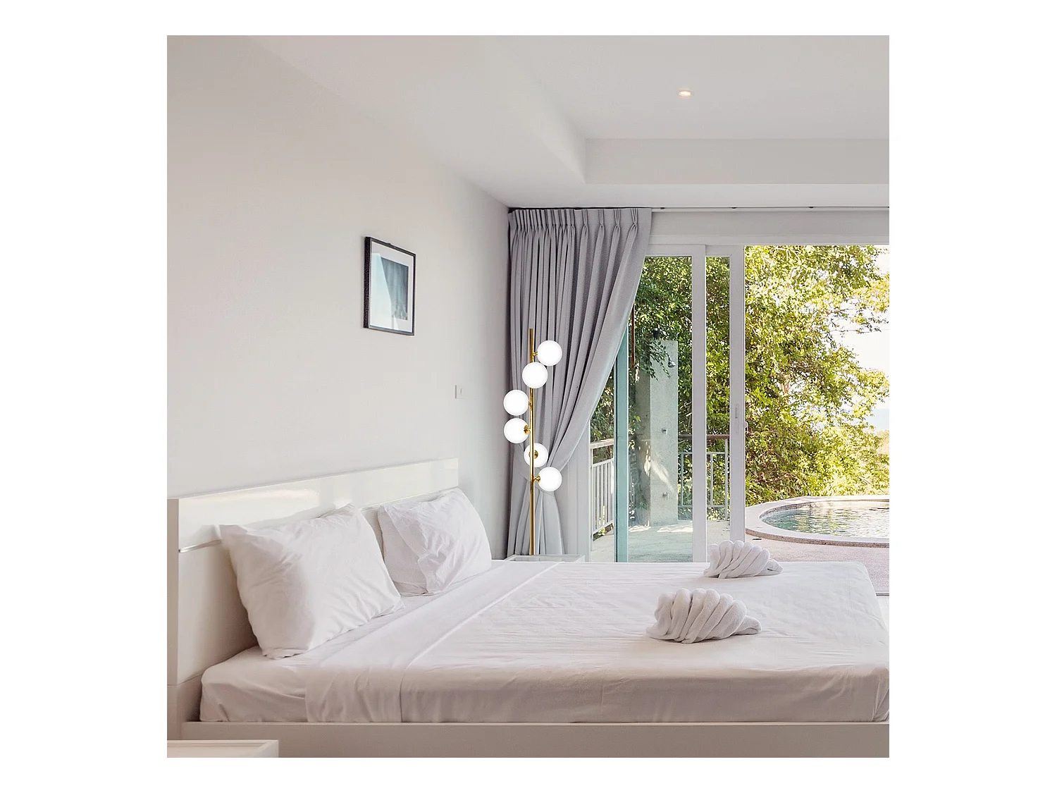 Staande Lamp Toolight App917-6F Black