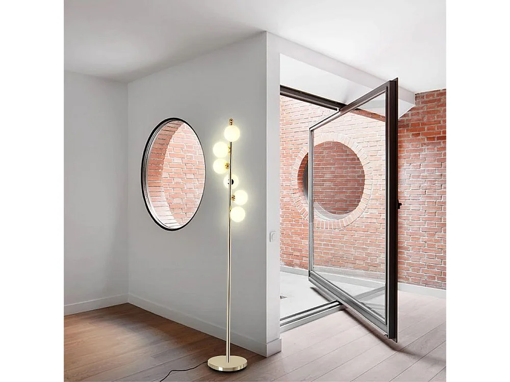 Lâmpada De Chão Toolight App917-6F Black