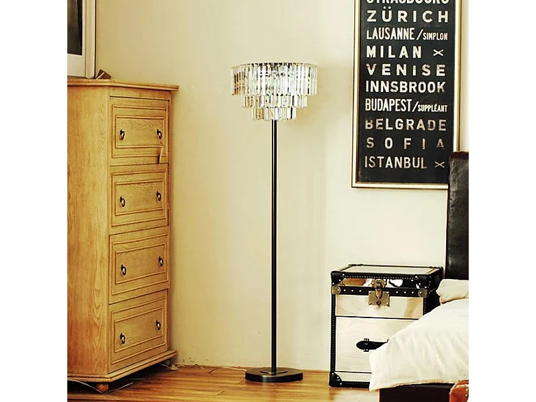 Lâmpada De Chão Toolight App925-3F Black