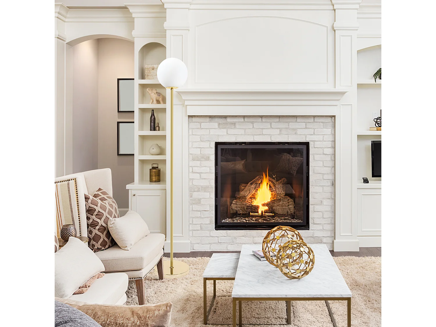 Lampe Autoportante Toolight App926-1F Gold