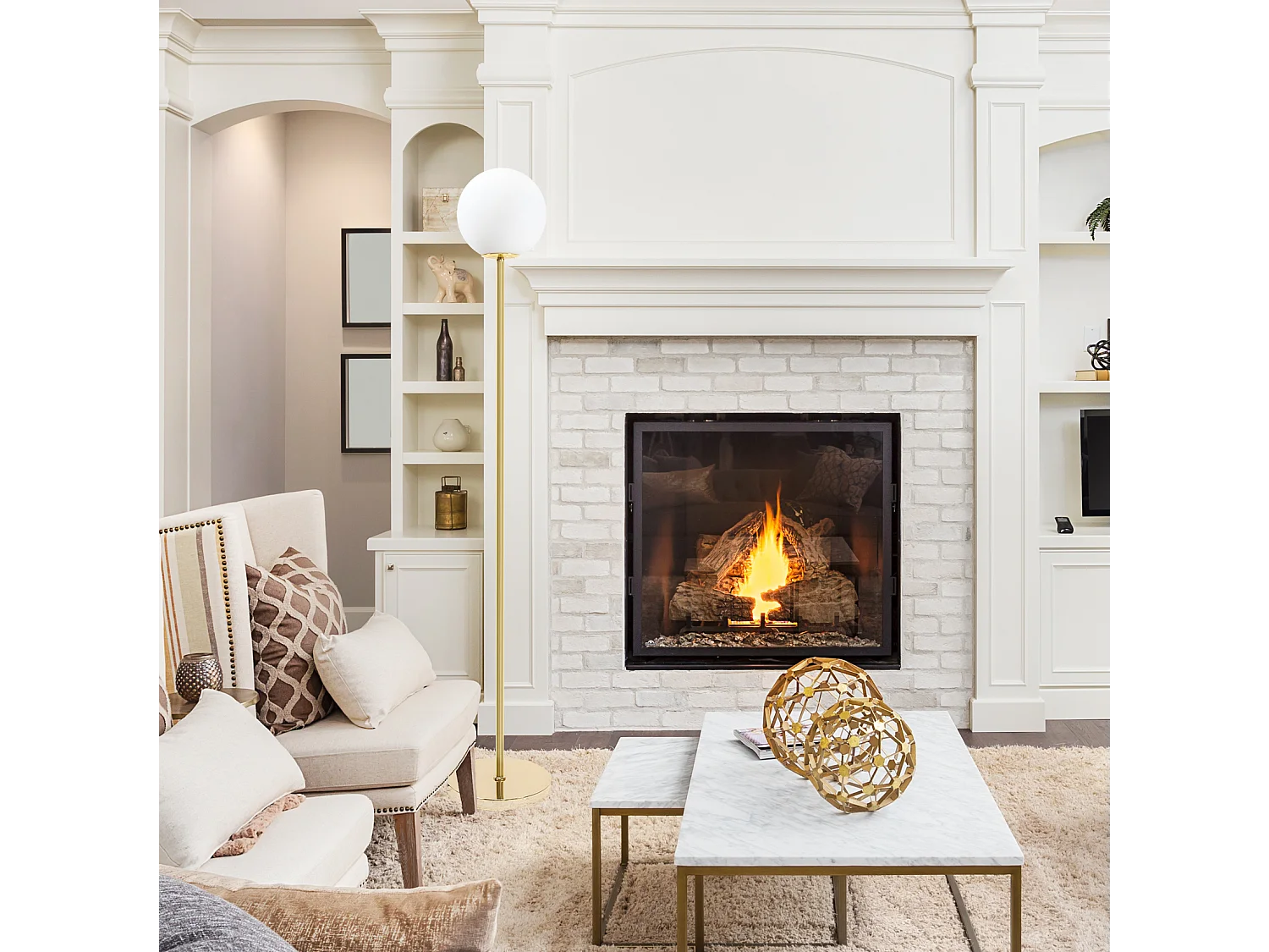 Staande Lamp Toolight App926-1F Gold