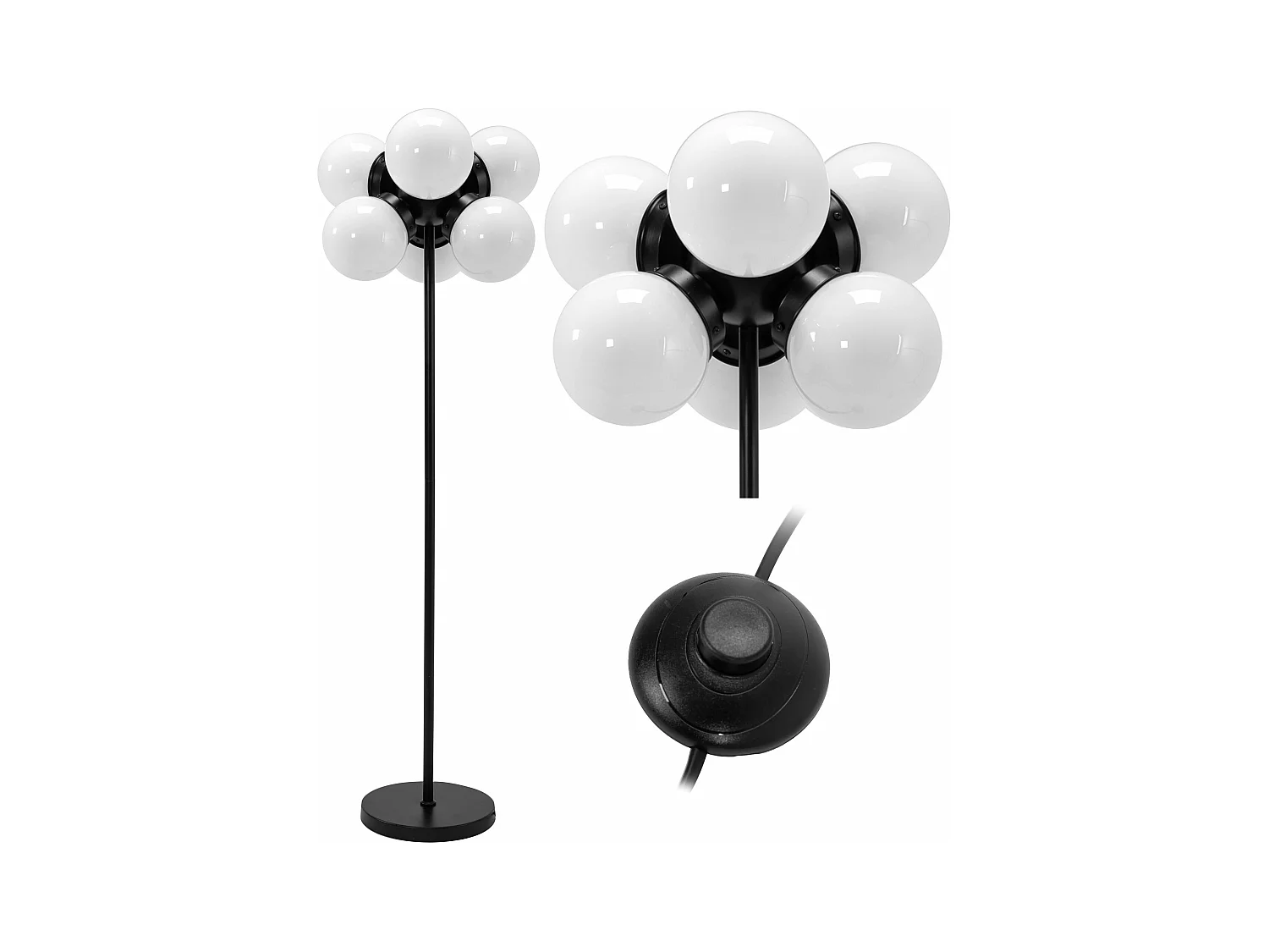 Lampe Autoportante Toolight App905-6F Black