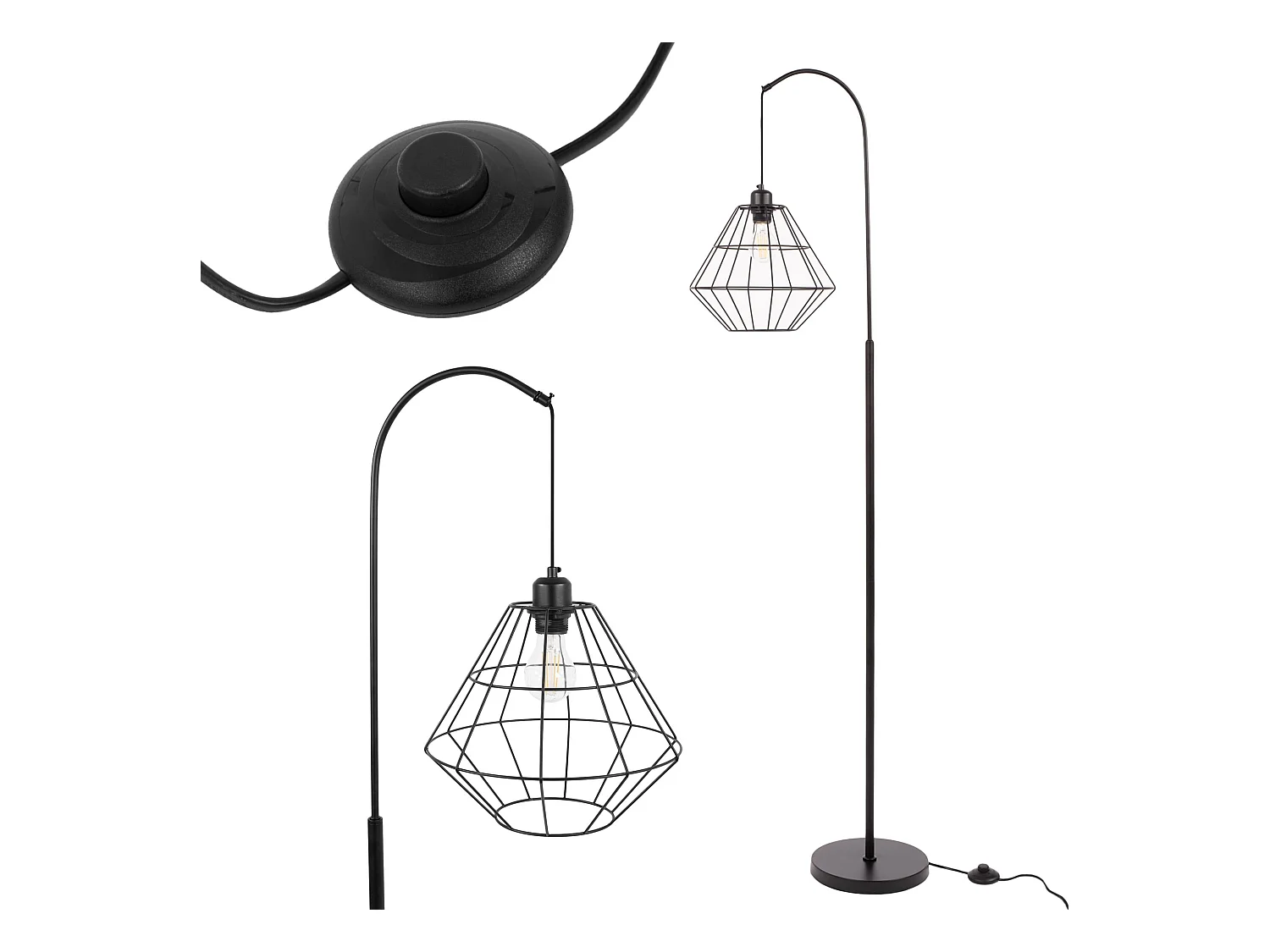 Lampe Autoportante Toolight App538-1F Black