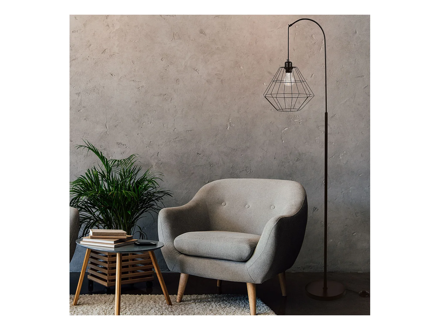 Lampe Autoportante Toolight App538-1F Black