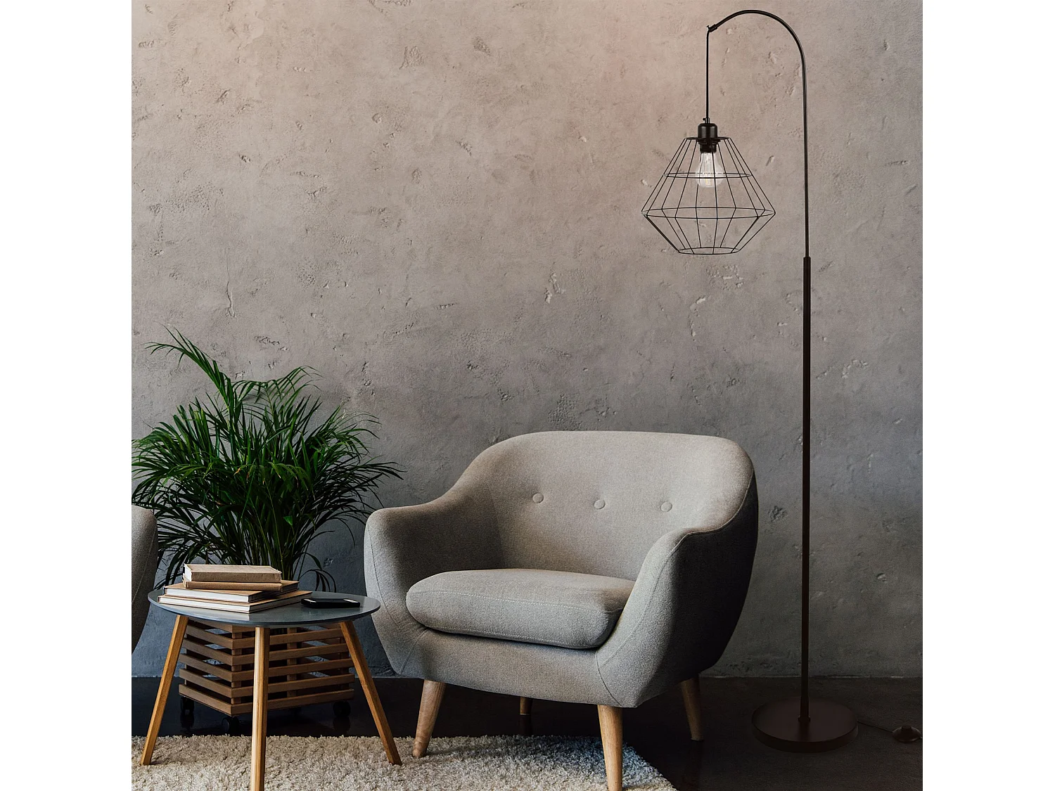 Lampe Autoportante Toolight App538-1F Black