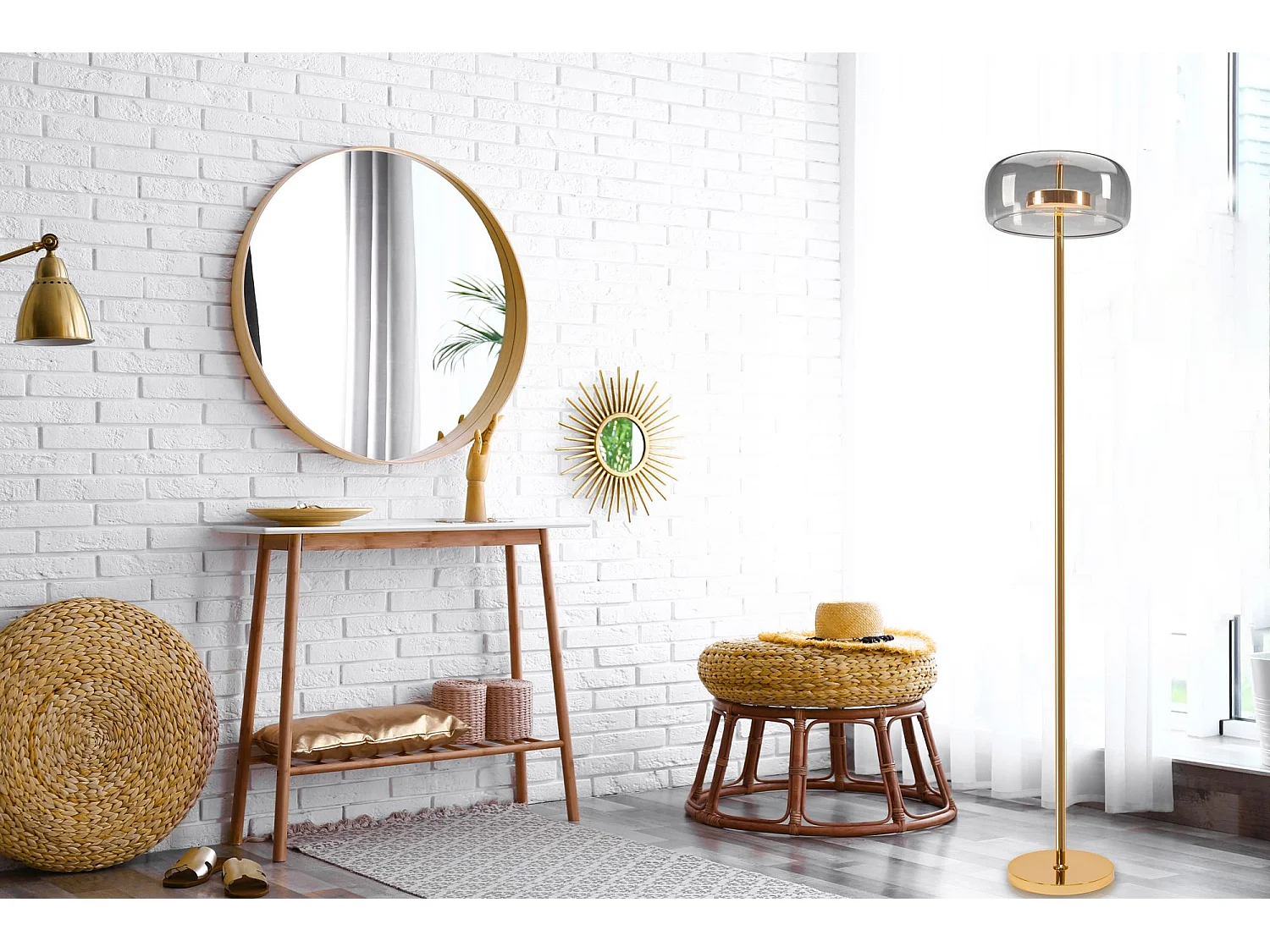 Lampe Autoportante Toolight App749-1F Grey