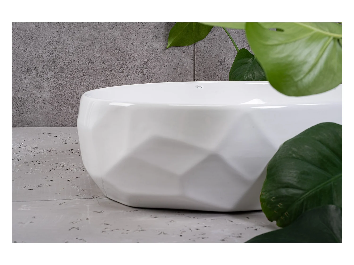 Vasque À Poser Rea Maya White