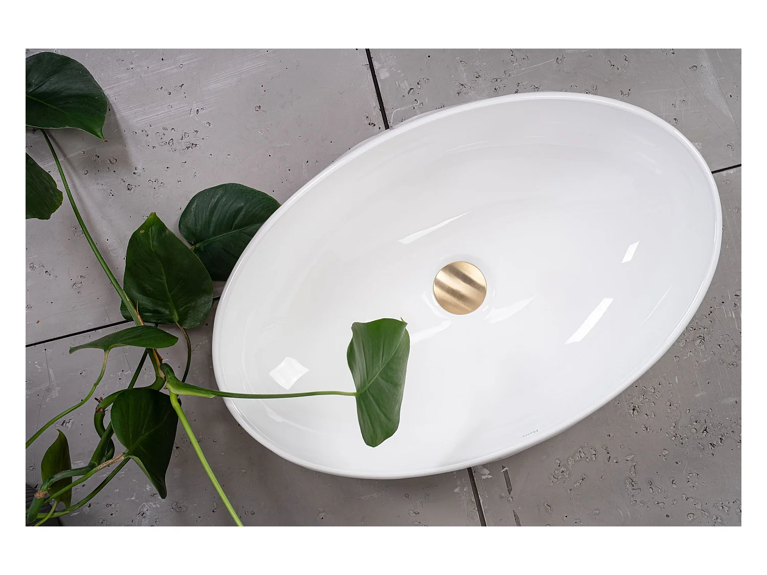 Vasque À Poser Rea Maya White