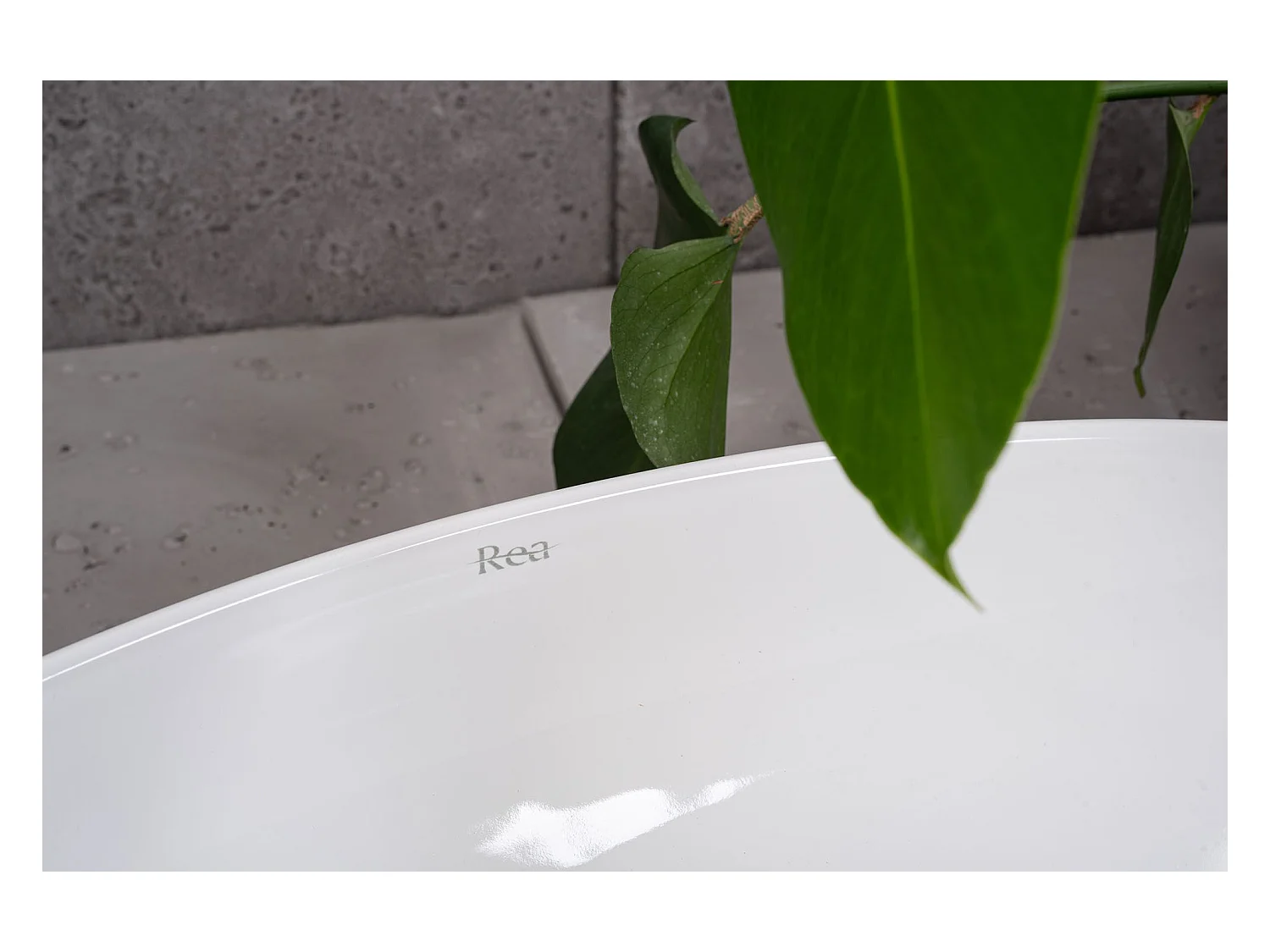 Vasque À Poser Rea Maya White