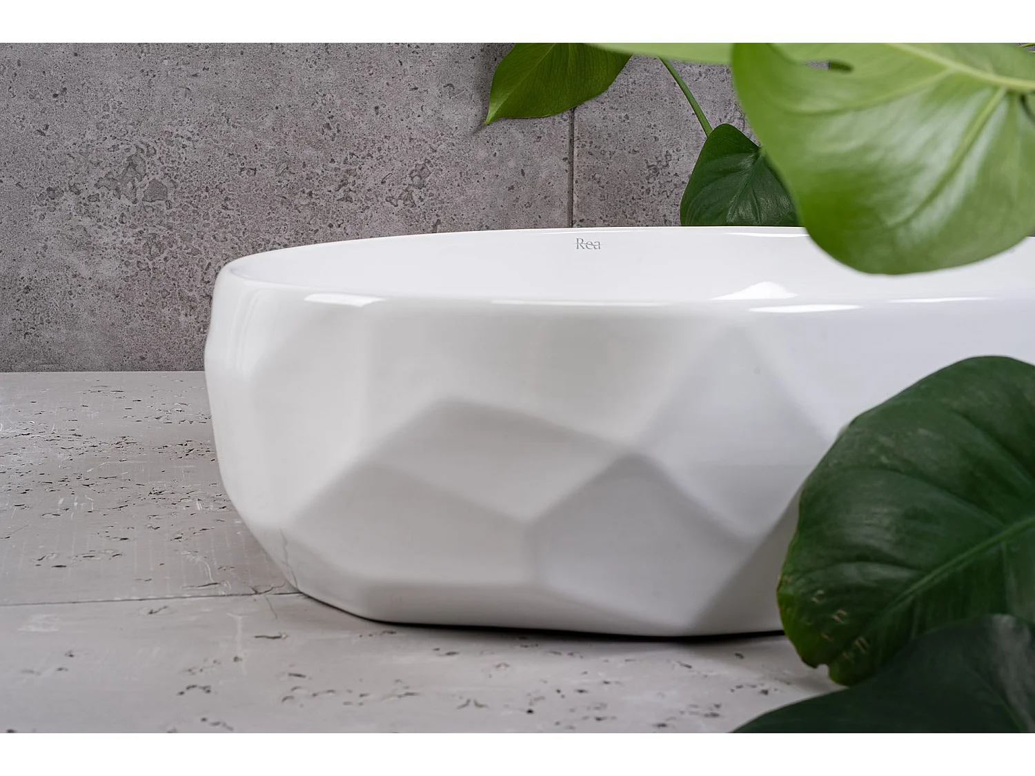 Aufsatzwaschbecken Rea Maya White