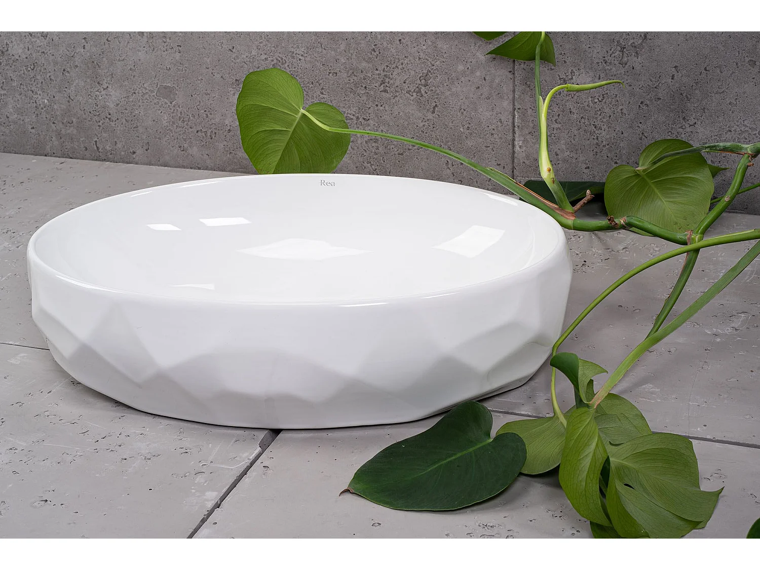 Aufsatzwaschbecken Rea Maya White