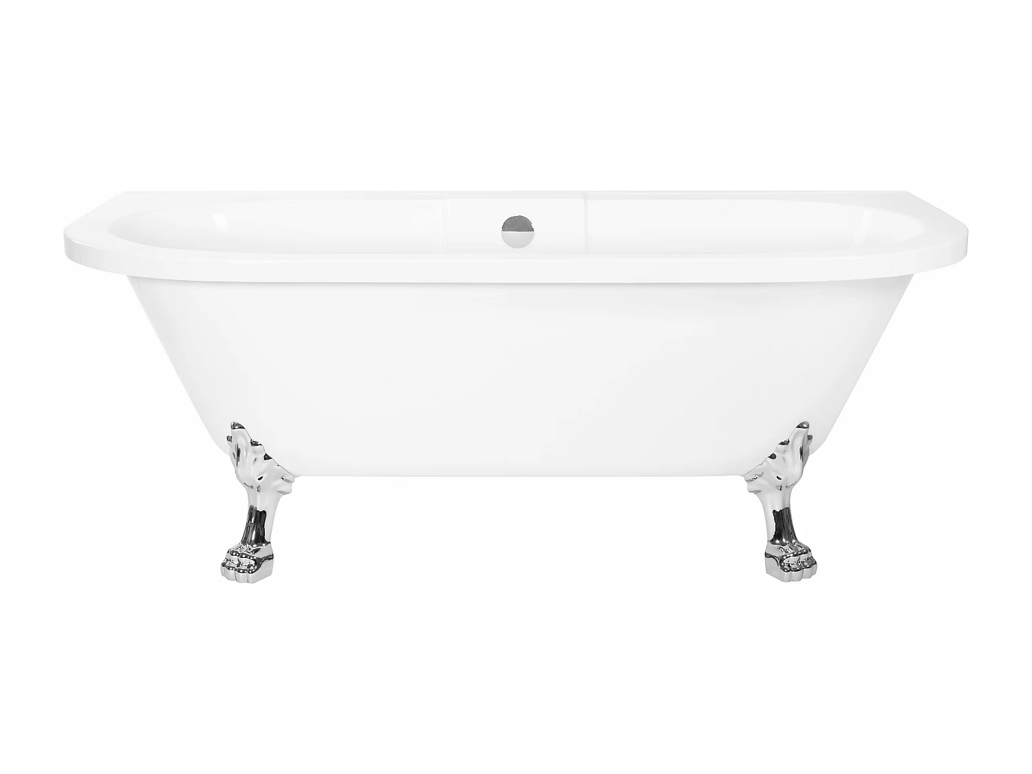 Baignoire Murale Rea Korfu 170Cm White + Bonde De Baignoire