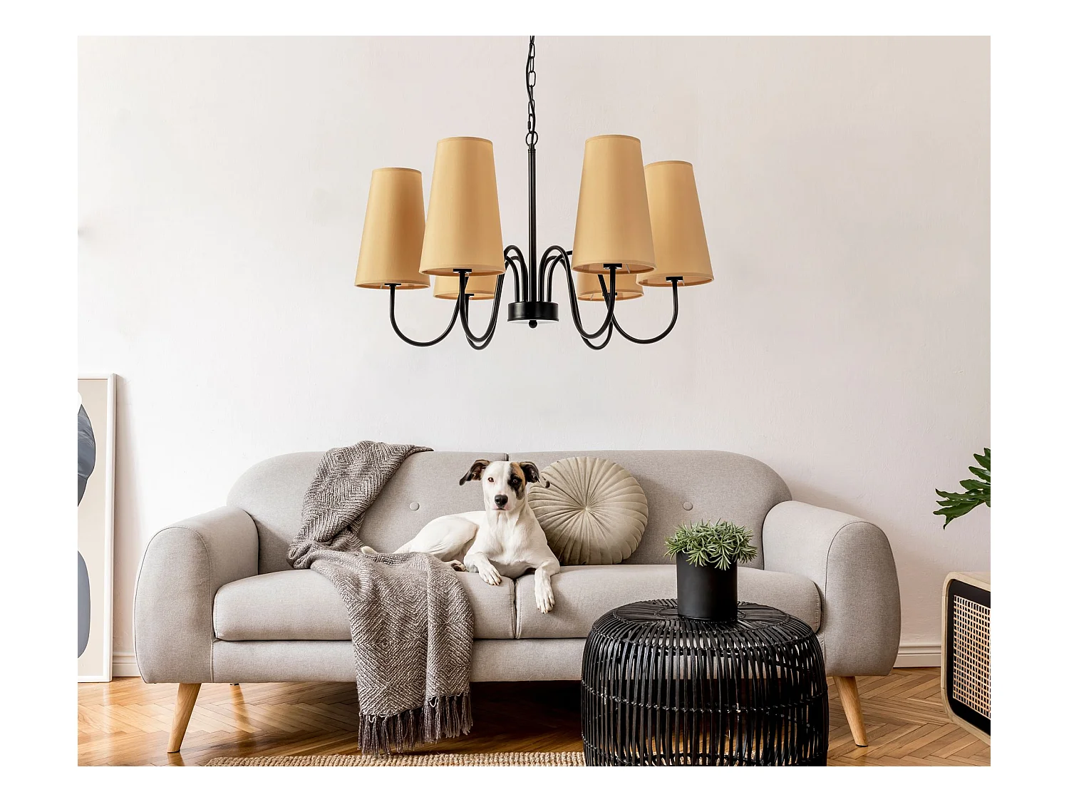 Lampe Suspendue Toolight App753-6 Black