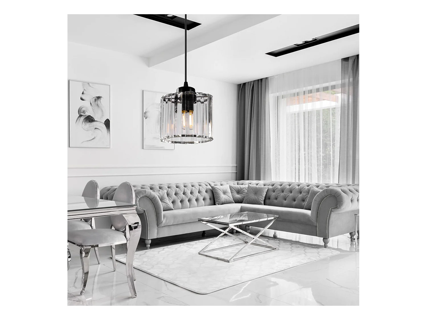 Hanglamp Toolight App511-1Cp Black