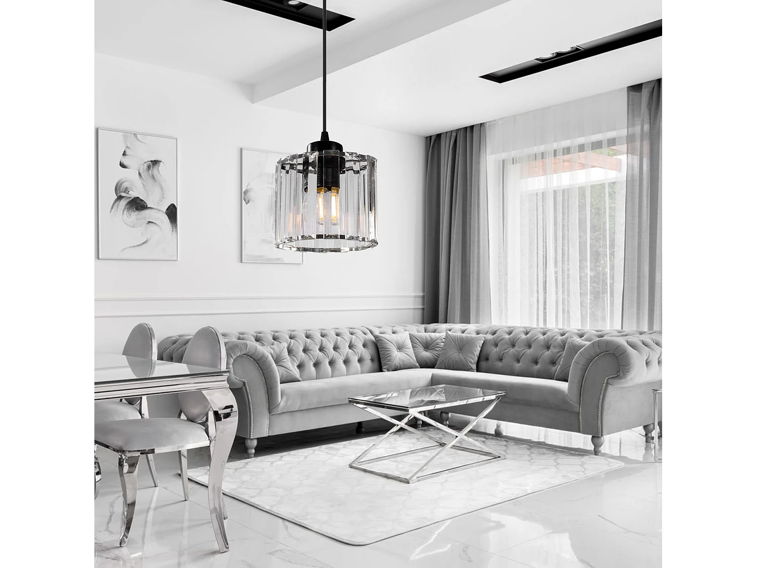 Hanglamp Toolight App511-1Cp Black