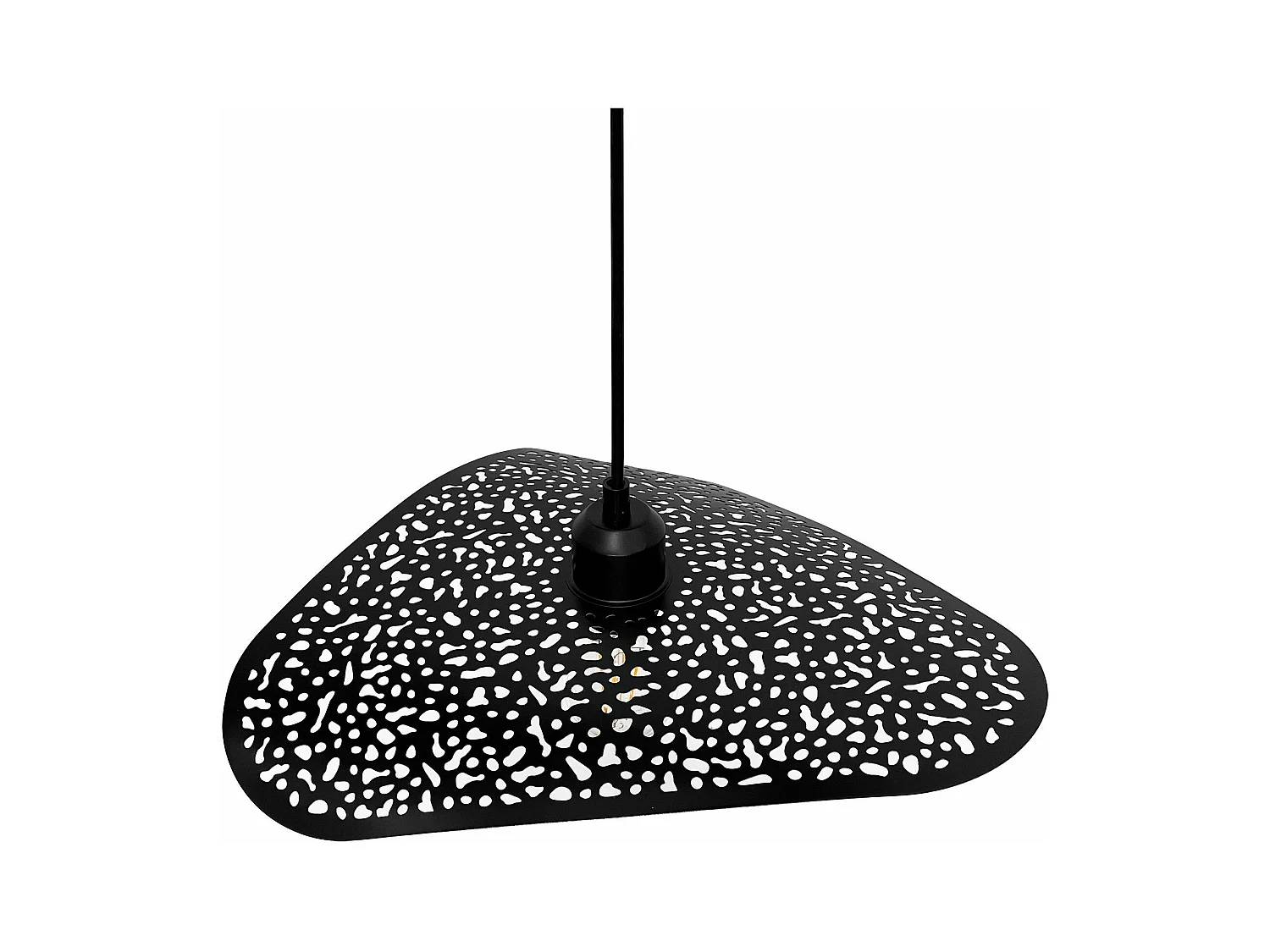 Lampe Suspendue Toolight App1468-1Cp Black Brush Gold