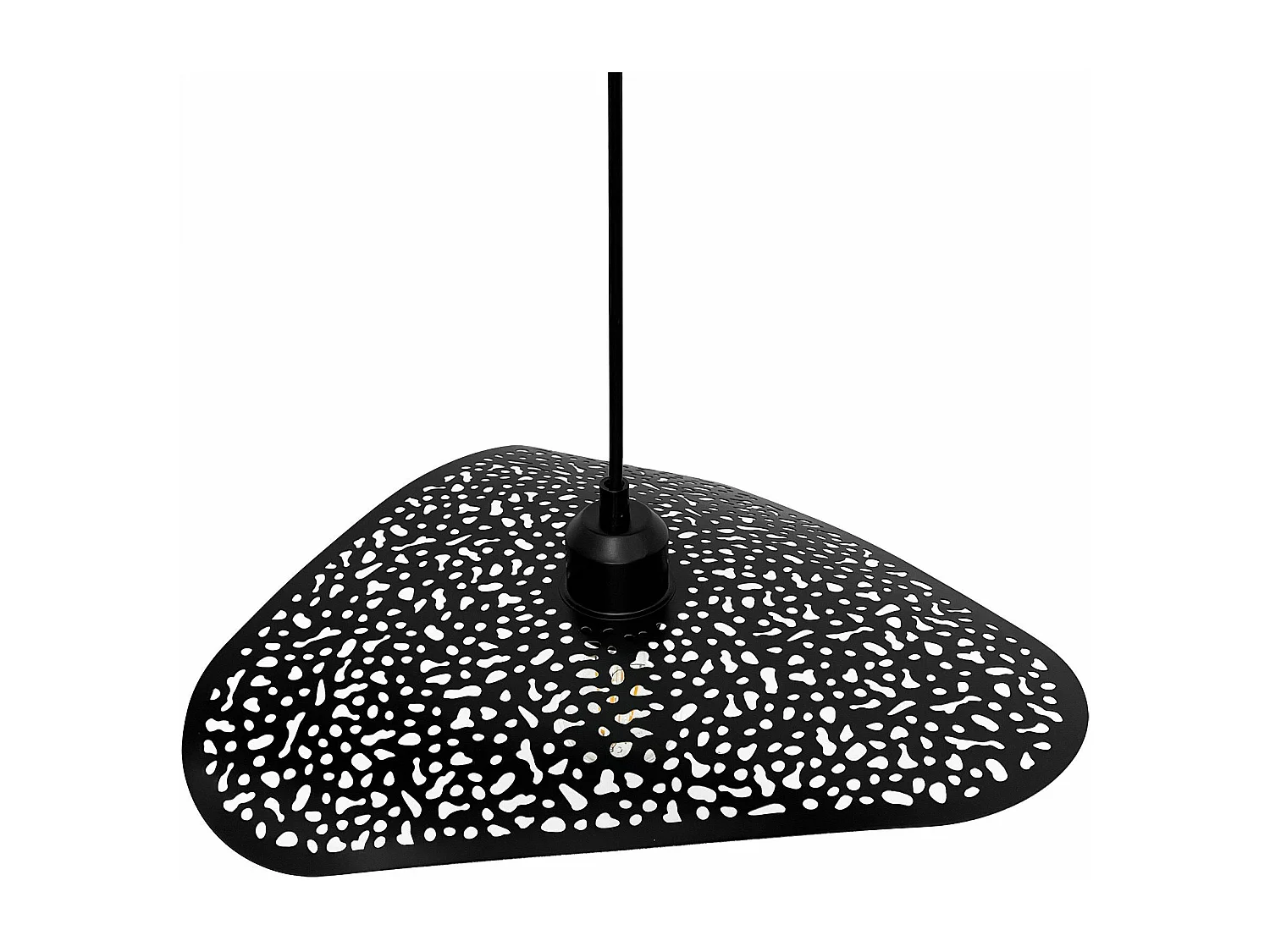 Lampe Suspendue Toolight App1468-1Cp Black Brush Gold