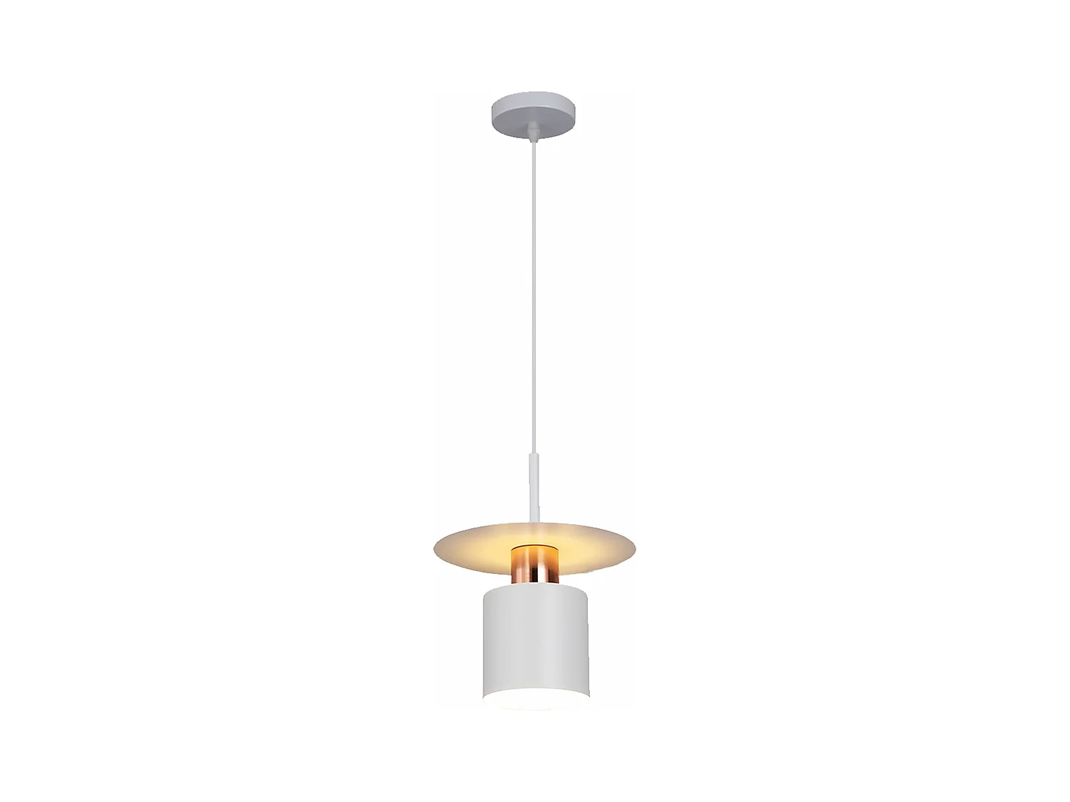 Lampe Suspendue Toolight App1146-1Cp White Rose Gold