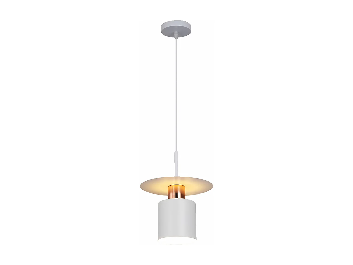 Lampe Suspendue Toolight App1146-1Cp White Rose Gold