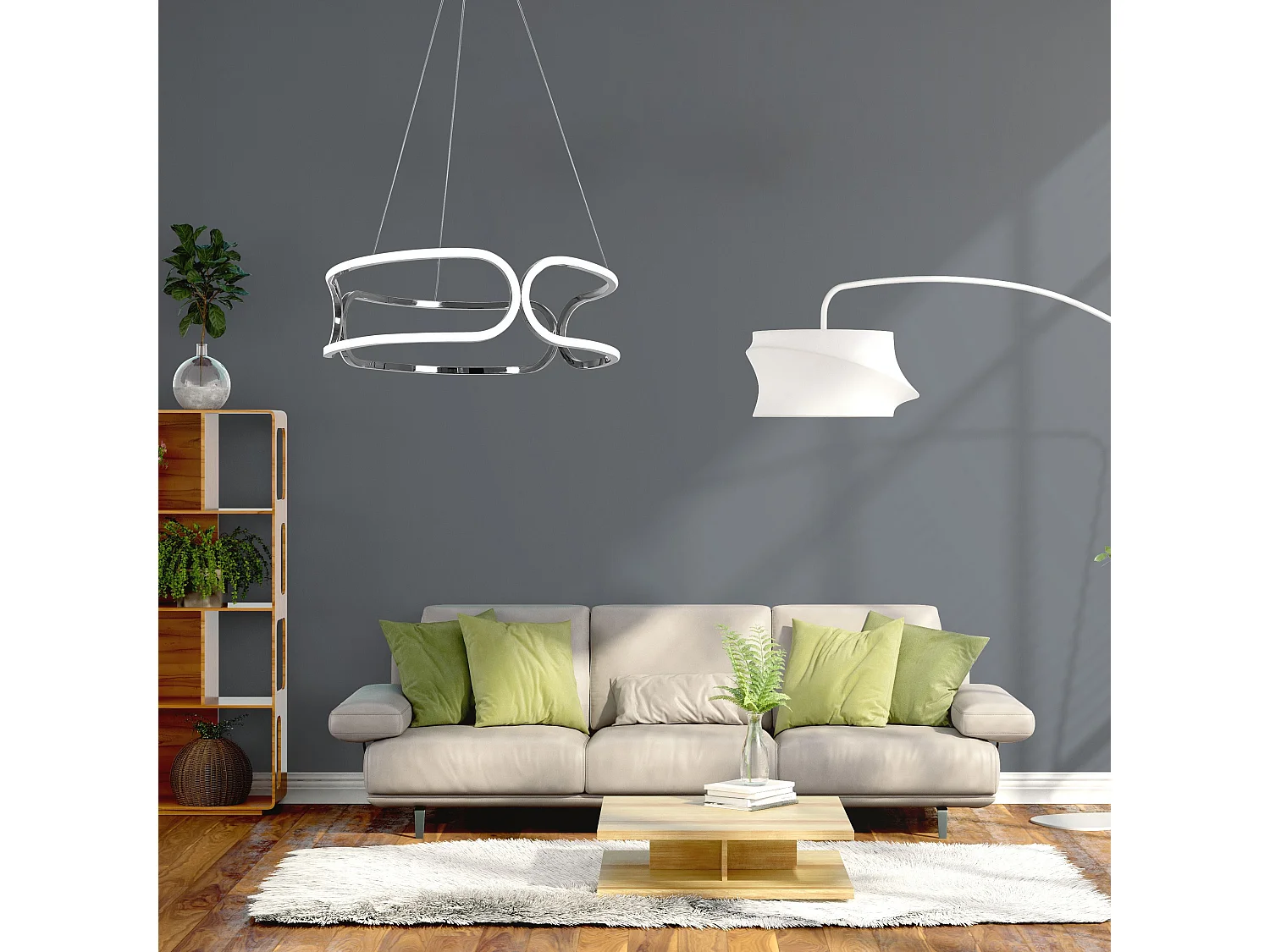 Lampada Toolight Led App792-Cp Trio Chrome