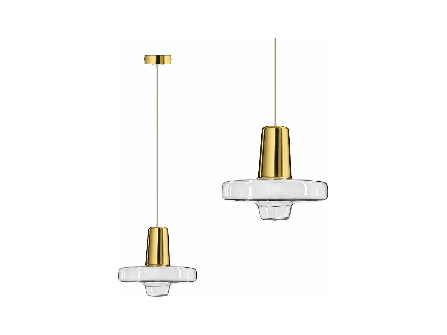 Lampe Suspendue Toolight App553-1Cp Gold