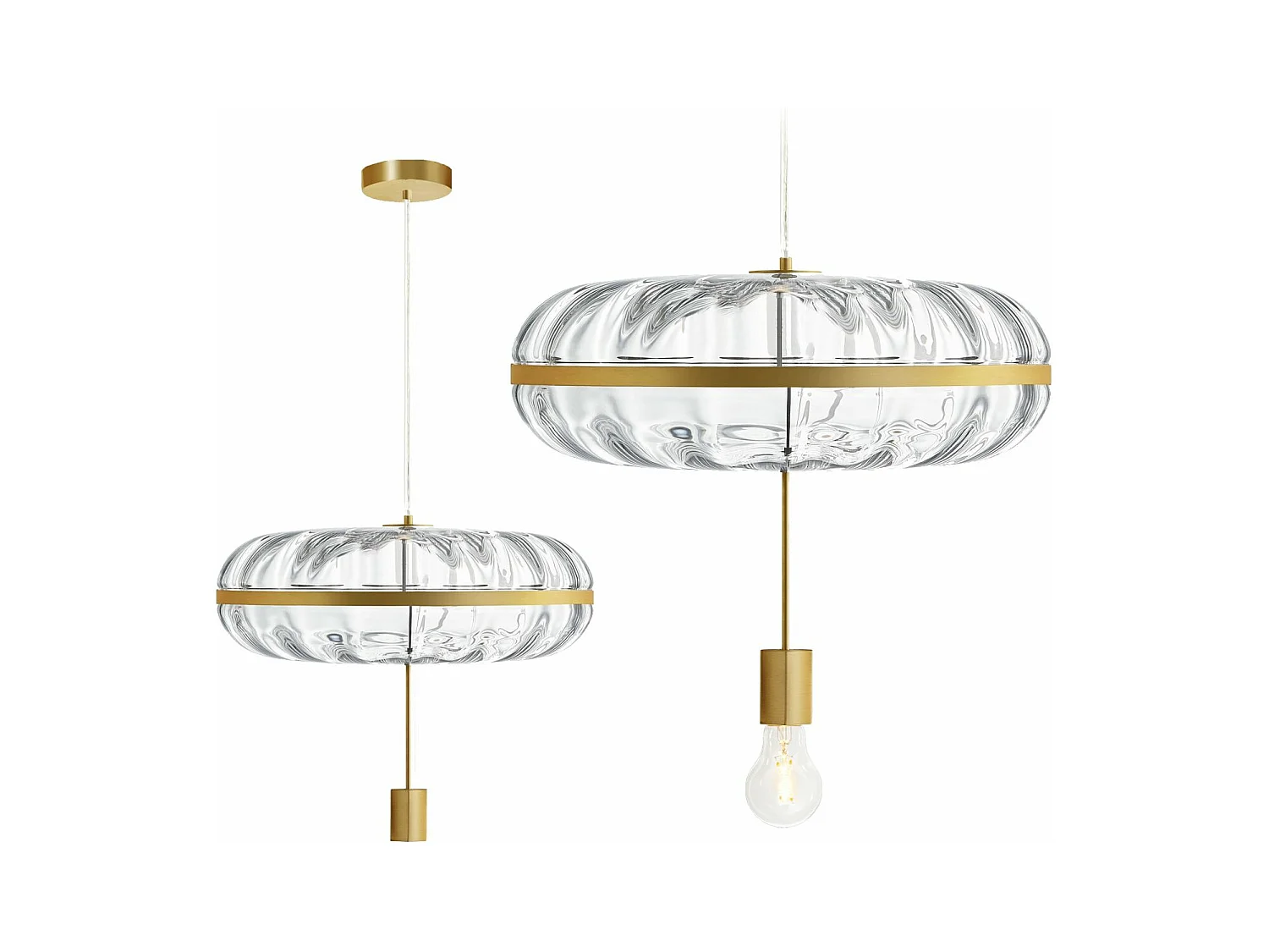 Hängelampe Toolight App1102-C Gold